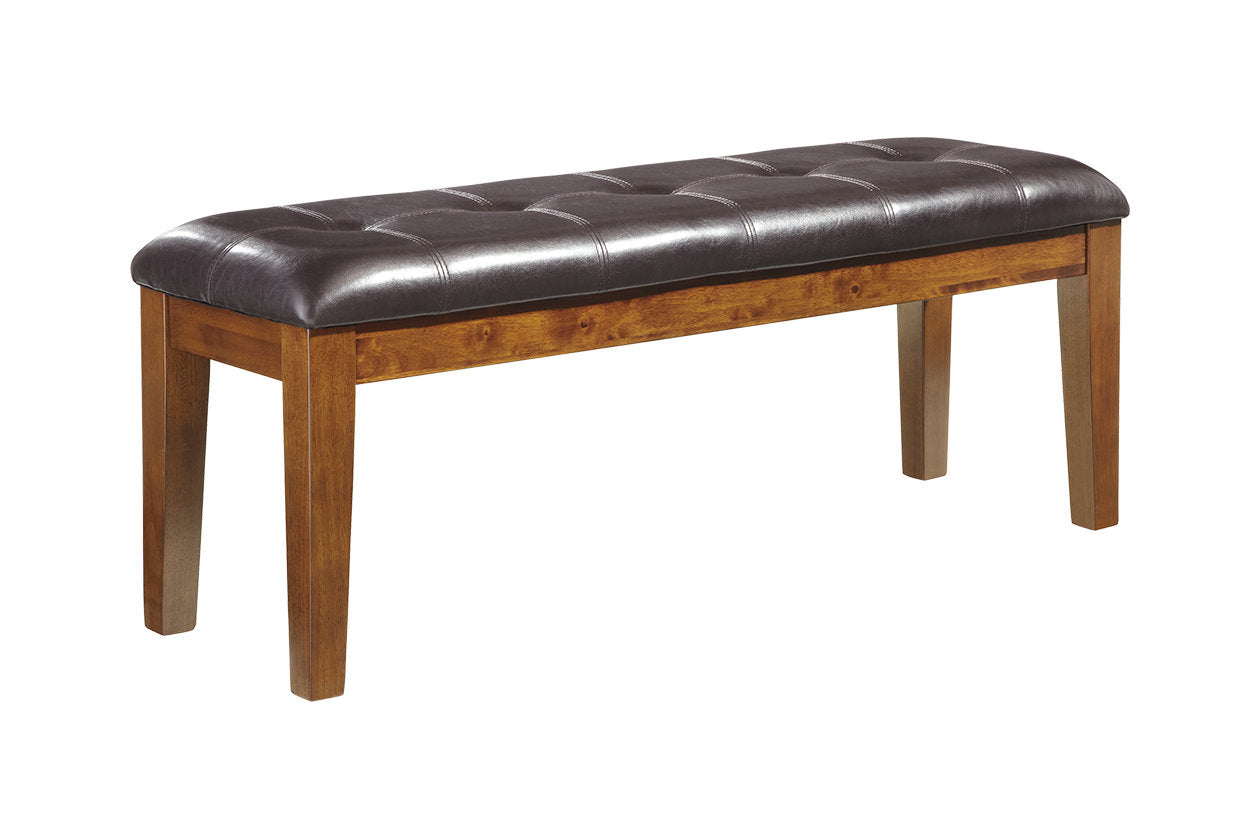 Ralene Medium Brown Dining Bench - D594-00 - Luna Furniture - Dallas Store