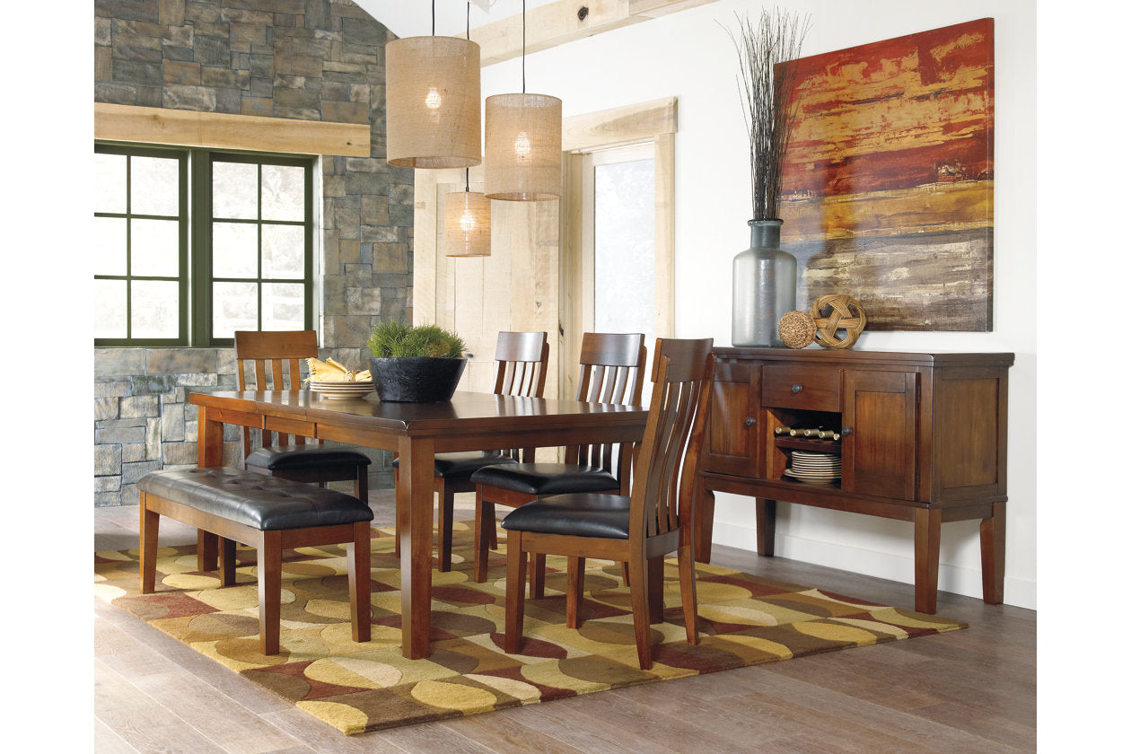 Ralene Medium Brown Dining Extension Table - D594-35 - Luna Furniture - Dallas Store