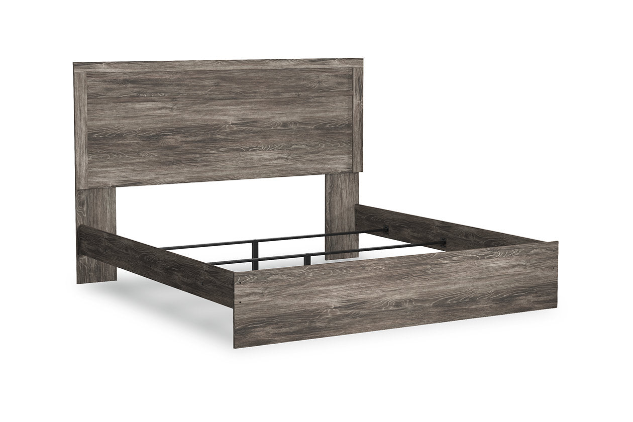 Ralinksi Gray King Panel Bed - SET | B2587-72 | B2587-97 - Luna Furniture - Dallas Store