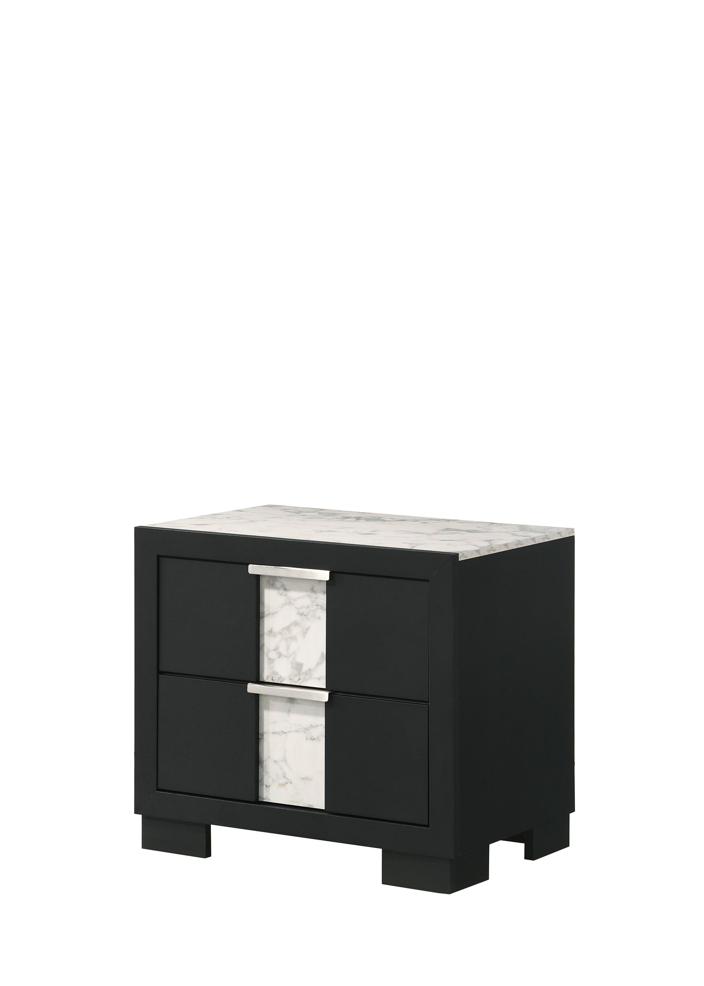 Rangley Black LED Panel Bedroom Set - SET | B6835-Q-HB | B6835-Q-FB | B6835-KQ-RAIL | B6835-2 | B6835-4 - Luna Furniture - Dallas Store