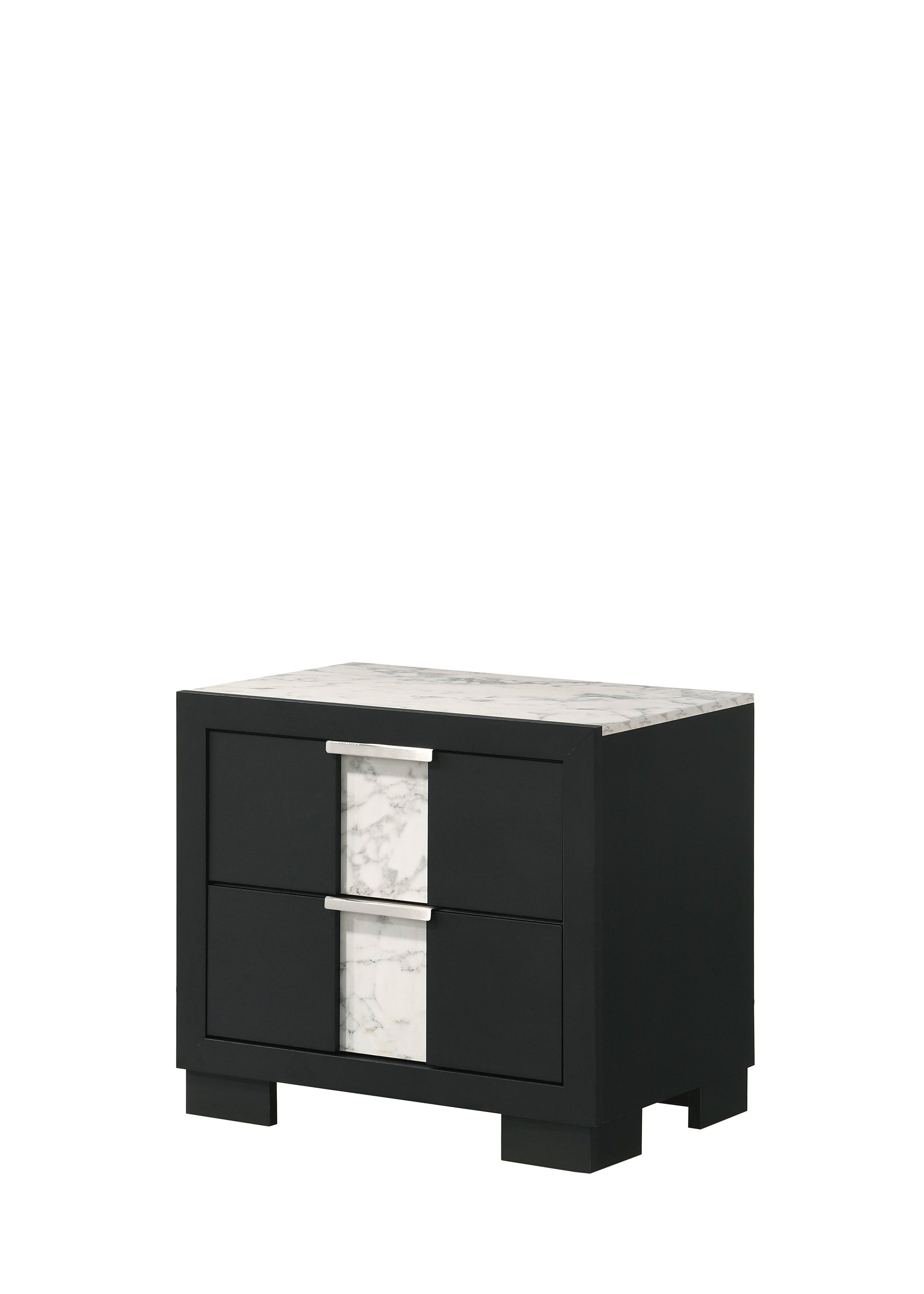 Rangley Black LED Panel Bedroom Set - SET | B6835-Q-HB | B6835-Q-FB | B6835-KQ-RAIL | B6835-2 | B6835-4 - Luna Furniture - Dallas Store