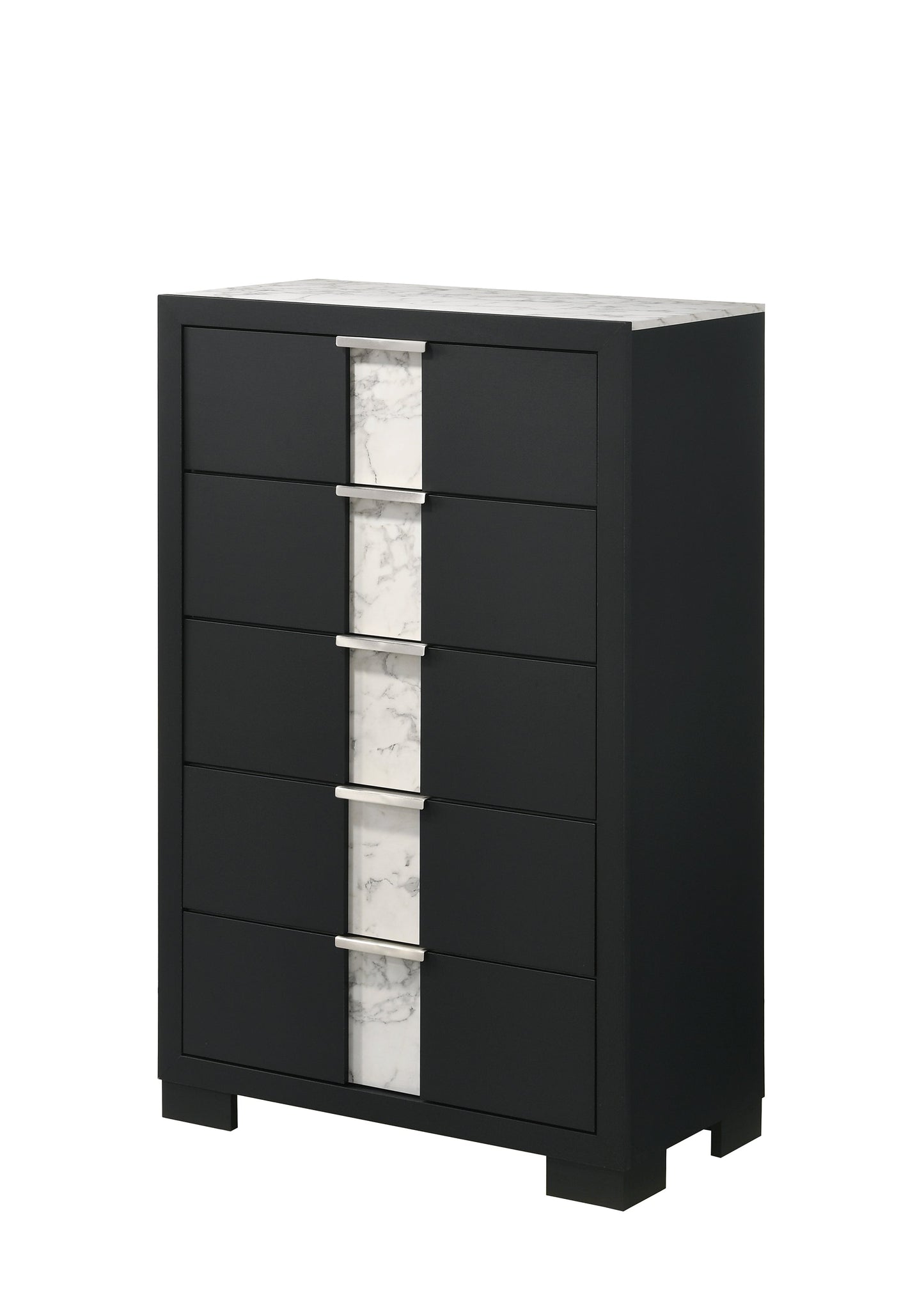Rangley Black LED Panel Bedroom Set - SET | B6835-Q-HB | B6835-Q-FB | B6835-KQ-RAIL | B6835-2 | B6835-4 - Luna Furniture - Dallas Store