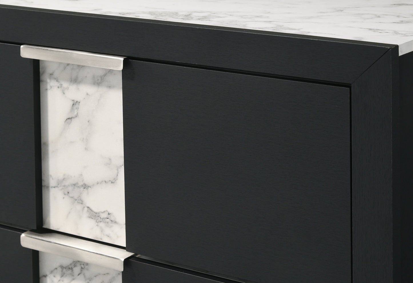 Rangley Black LED Panel Bedroom Set - SET | B6835-Q-HB | B6835-Q-FB | B6835-KQ-RAIL | B6835-2 | B6835-4 - Luna Furniture - Dallas Store