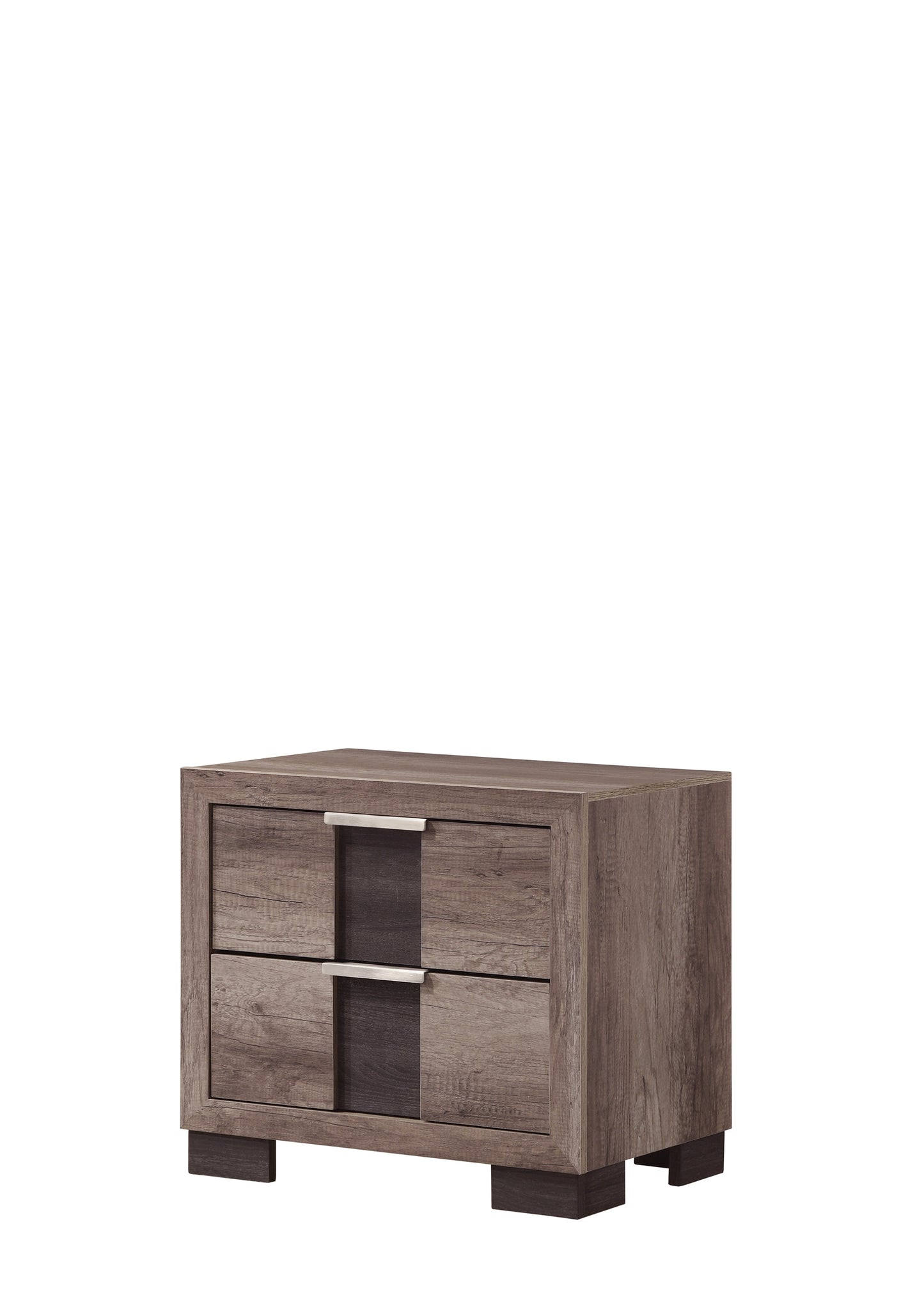 Rangley Brown LED Panel Bedroom Set - SET | B6830-Q-HB | B6830-Q-FB | B6830-KQ-RAIL | B6830-2 | B6830-4 - Luna Furniture - Dallas Store