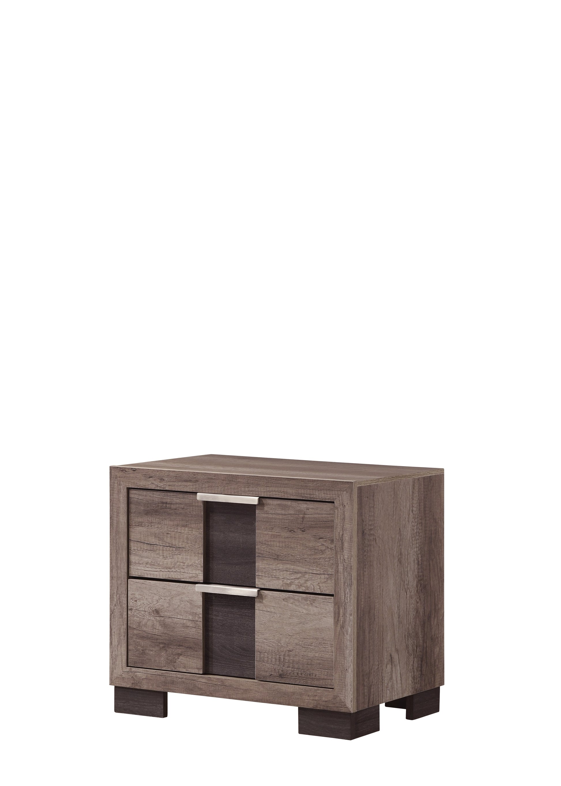 Rangley Brown LED Panel Bedroom Set - SET | B6830-Q-HB | B6830-Q-FB | B6830-KQ-RAIL | B6830-2 | B6830-4 - Luna Furniture - Dallas Store