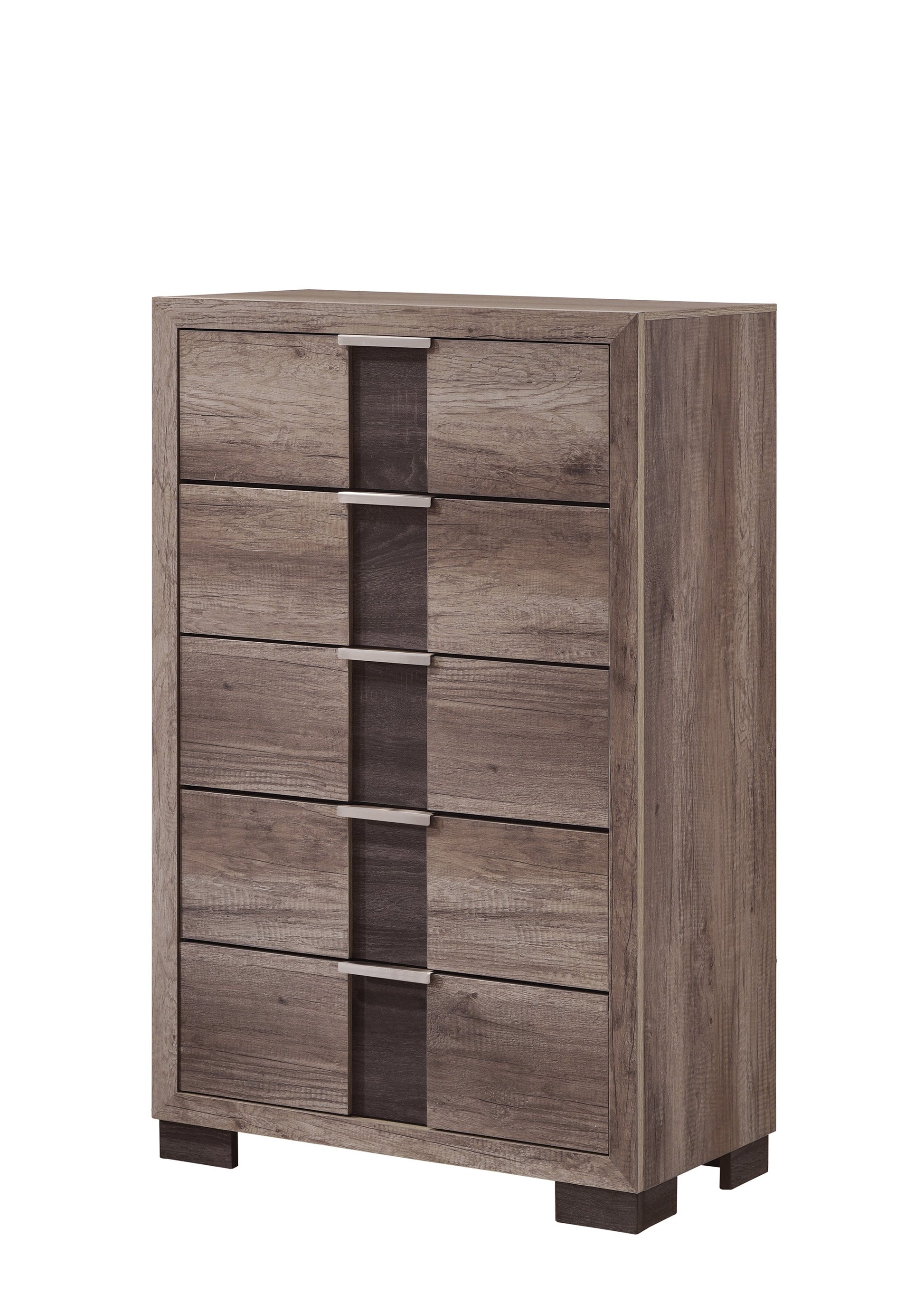 Rangley Brown LED Panel Bedroom Set - SET | B6830-Q-HB | B6830-Q-FB | B6830-KQ-RAIL | B6830-2 | B6830-4 - Luna Furniture - Dallas Store