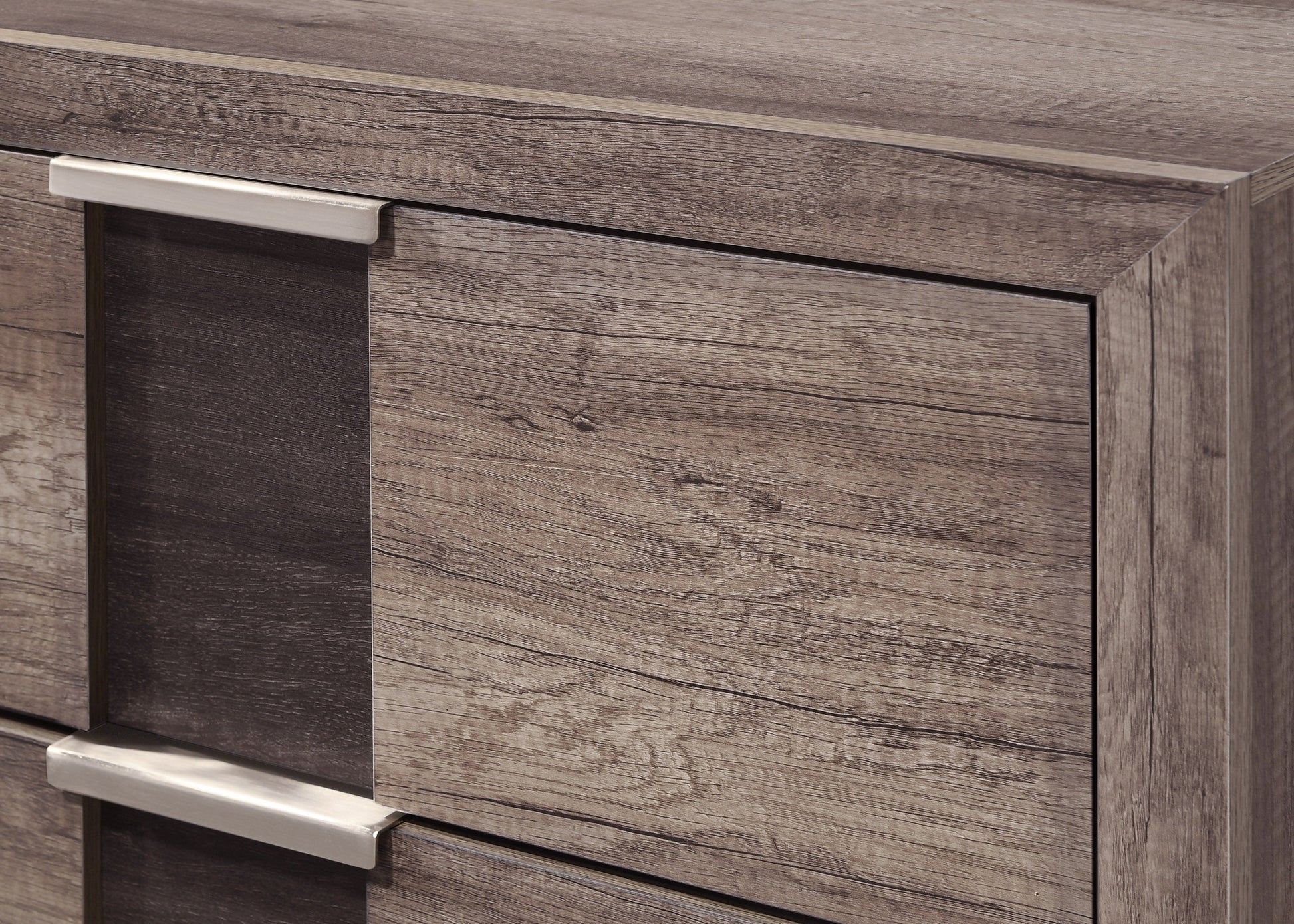 Rangley Brown LED Panel Bedroom Set - SET | B6830-Q-HB | B6830-Q-FB | B6830-KQ-RAIL | B6830-2 | B6830-4 - Luna Furniture - Dallas Store