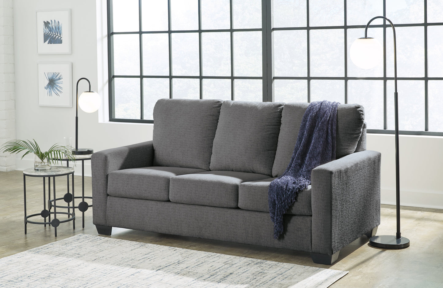 Rannis Pewter Full Sofa Sleeper - 5360236 - Luna Furniture - Dallas Store