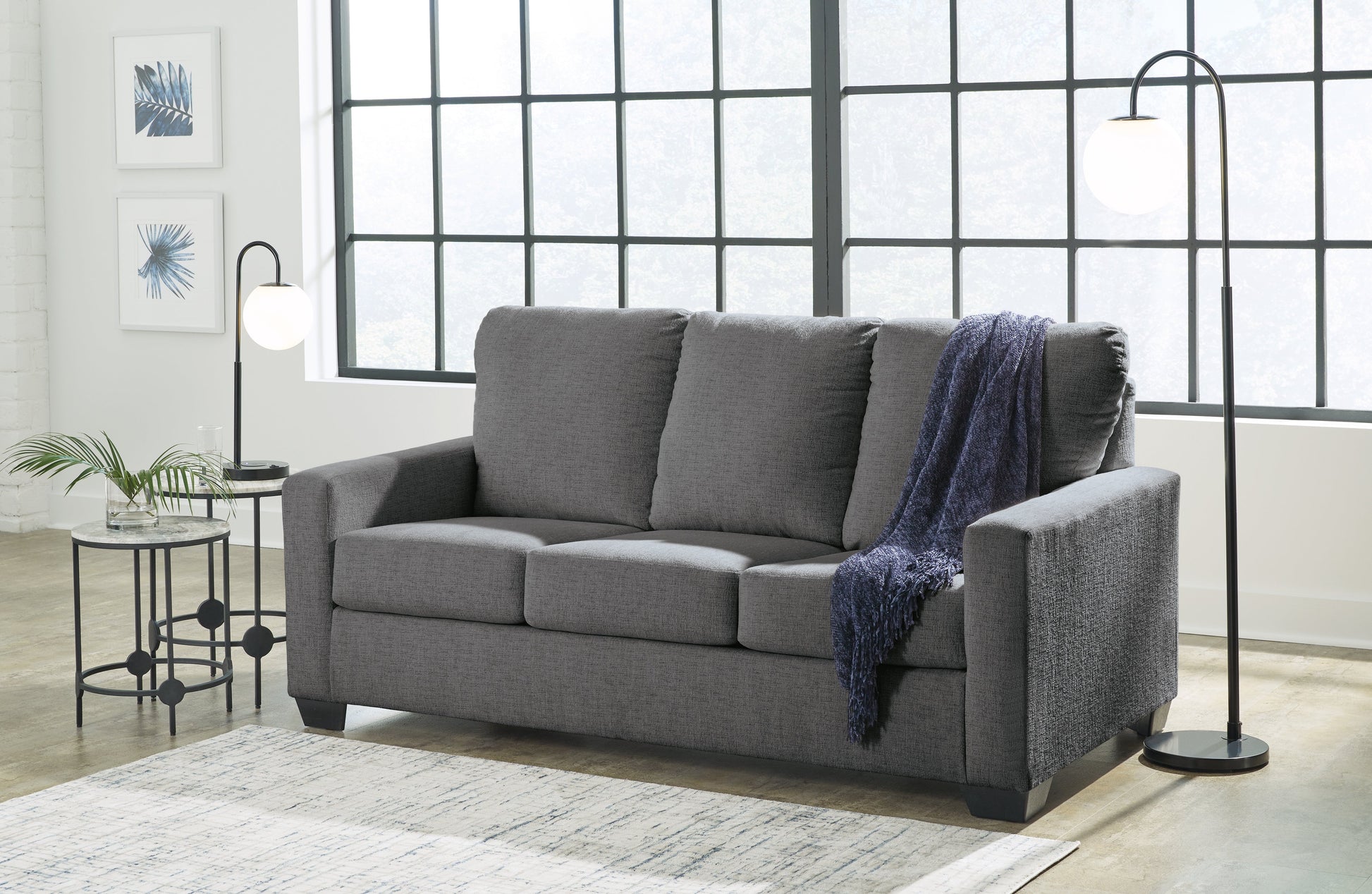 Rannis Pewter Full Sofa Sleeper - 5360236 - Luna Furniture - Dallas Store