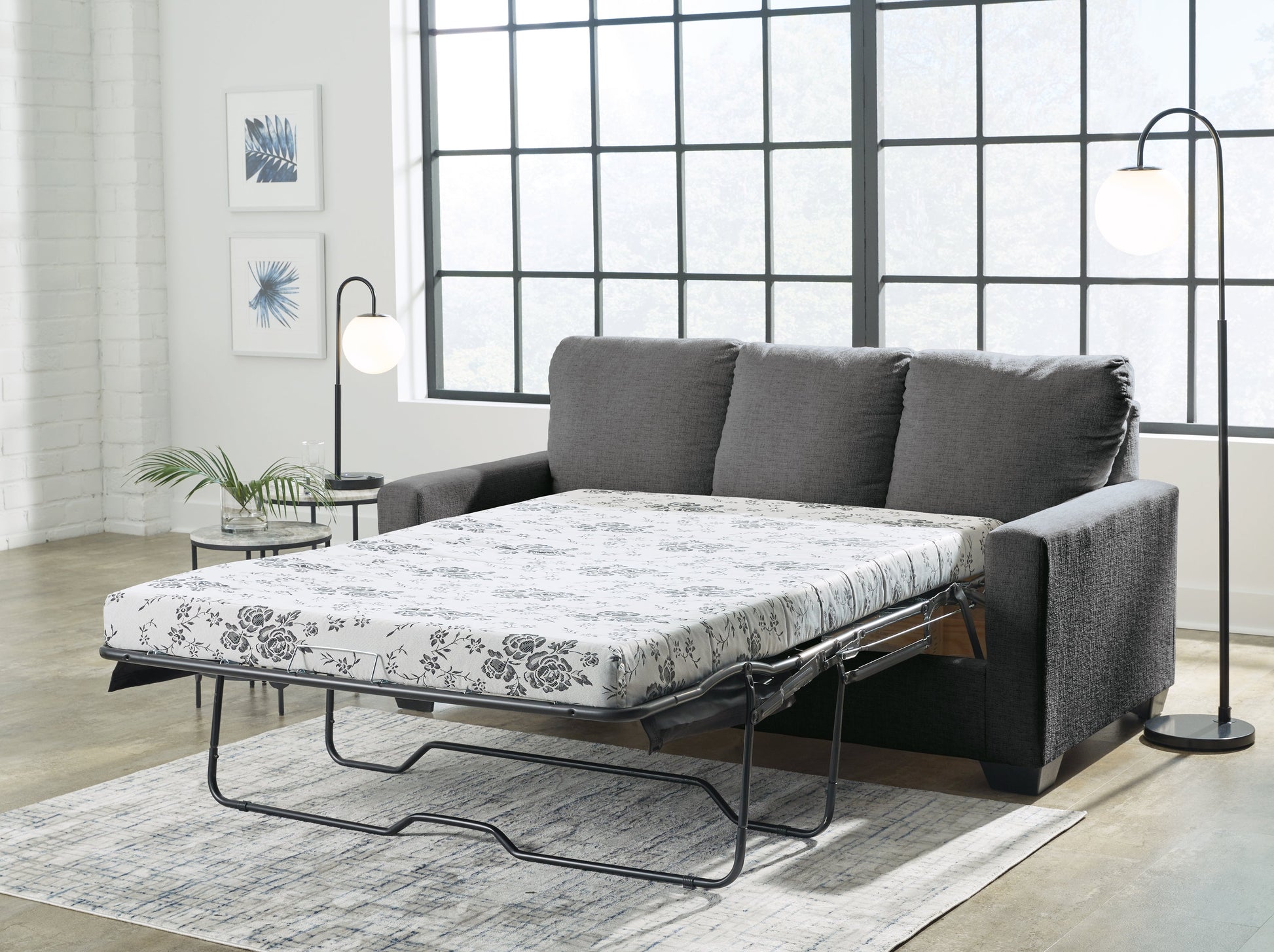 Rannis Pewter Full Sofa Sleeper - 5360236 - Luna Furniture - Dallas Store