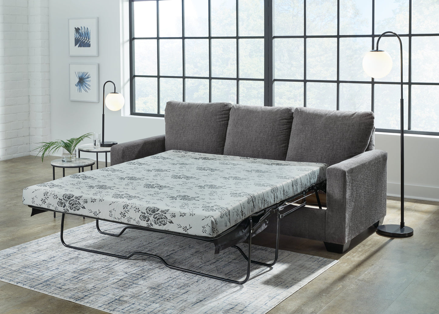 Rannis Pewter Queen Sofa Sleeper - 5360239 - Luna Furniture - Dallas Store