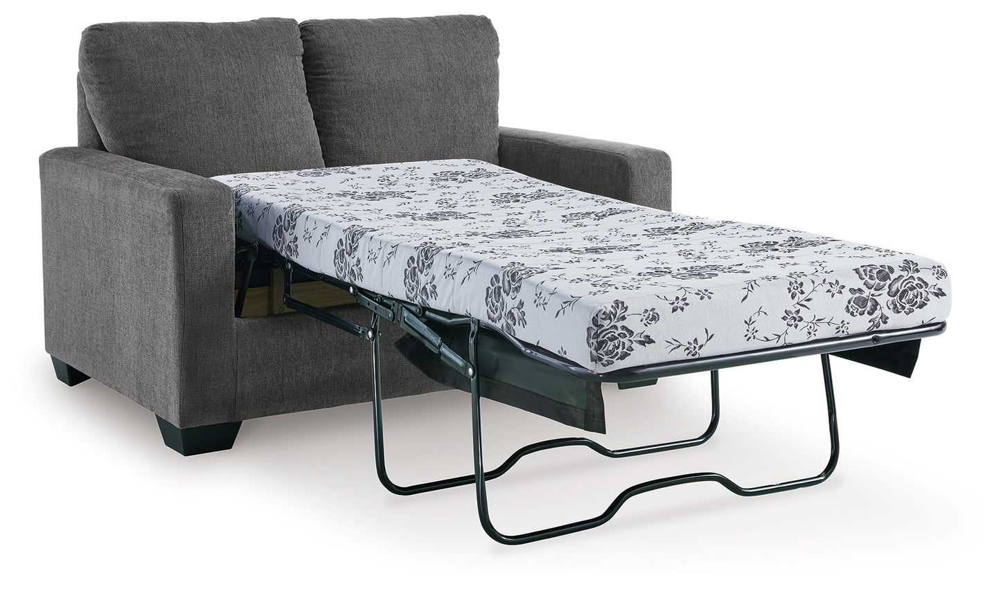 Rannis Pewter Twin Sofa Sleeper - 5360237 - Luna Furniture - Dallas Store