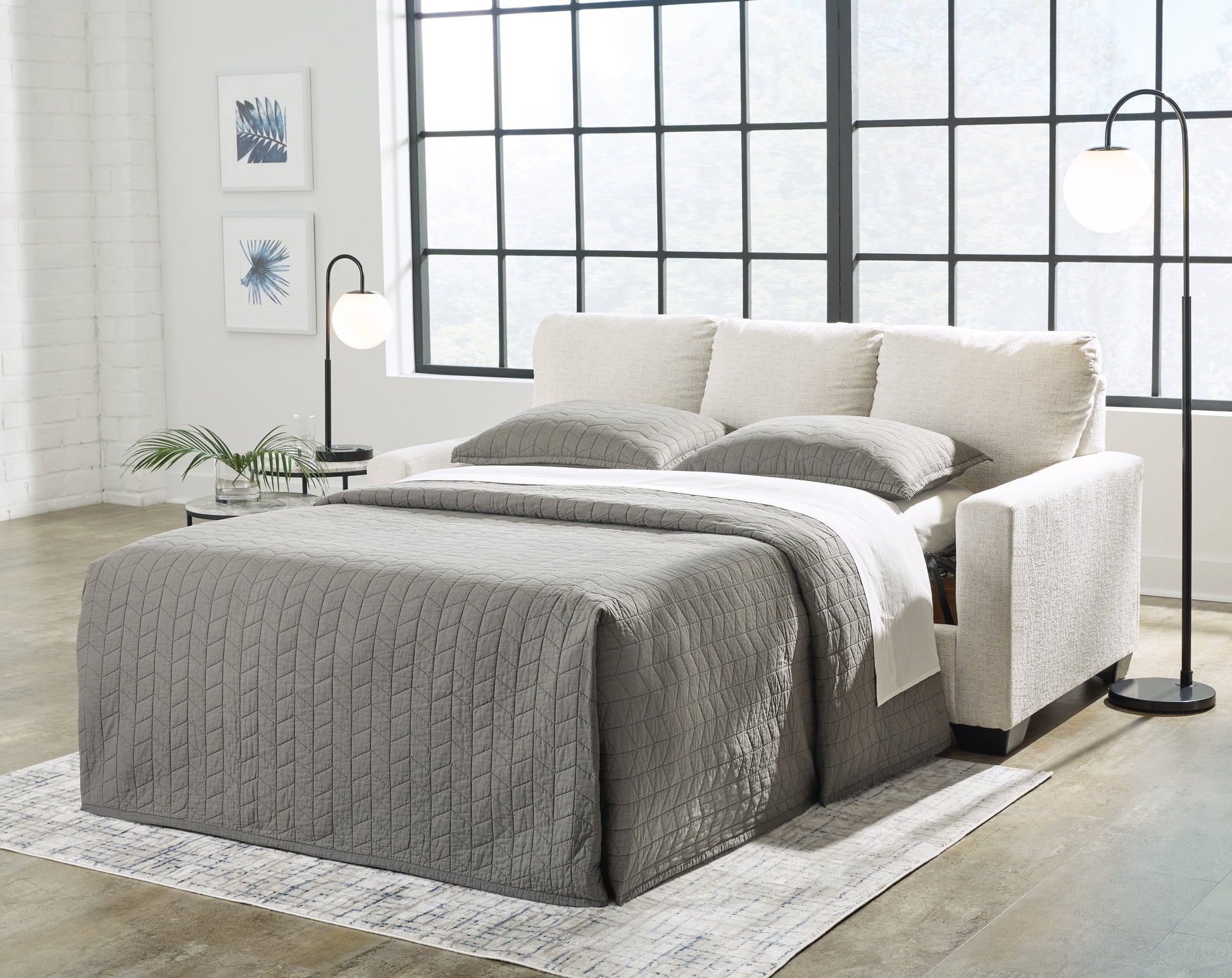 Rannis Snow Full Sofa Sleeper - 5360336 - Luna Furniture - Dallas Store