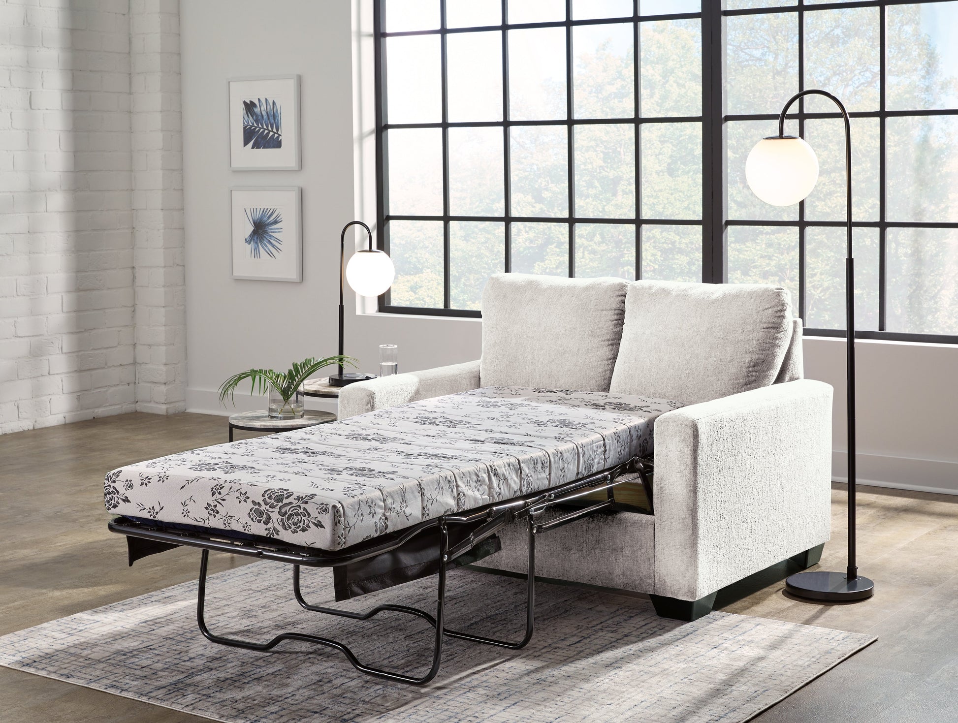 Rannis Snow Twin Sofa Sleeper - 5360337 - Luna Furniture - Dallas Store