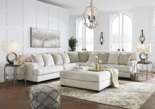 Rawcliffe Parchment 3-Piece Sectional - SET | 1960466 | 1960467 | 1960477 | 1960408 - Luna Furniture - Dallas Store