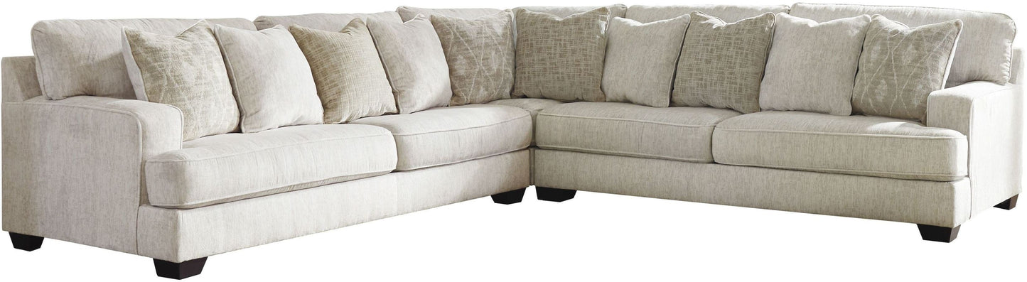 Rawcliffe Parchment 3-Piece Sectional - SET | 1960466 | 1960467 | 1960477 | 1960408 - Luna Furniture - Dallas Store