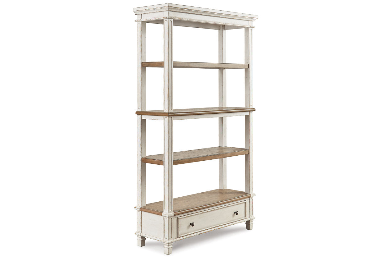 Realyn Brown/White 75" Bookcase - H743-70 - Luna Furniture - Dallas Store