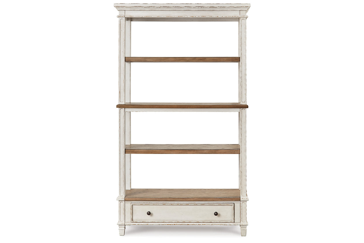 Realyn Brown/White 75" Bookcase - H743-70 - Luna Furniture - Dallas Store