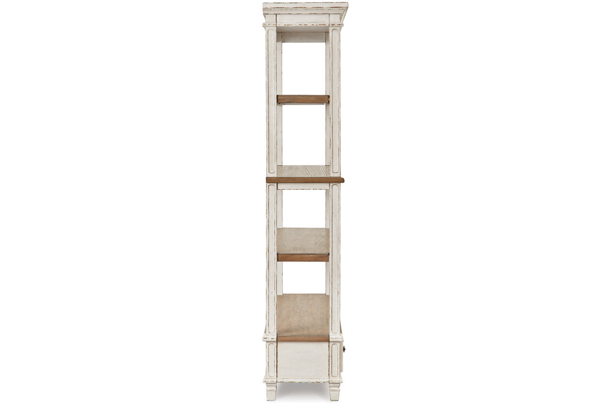 Realyn Brown/White 75" Bookcase - H743-70 - Luna Furniture - Dallas Store