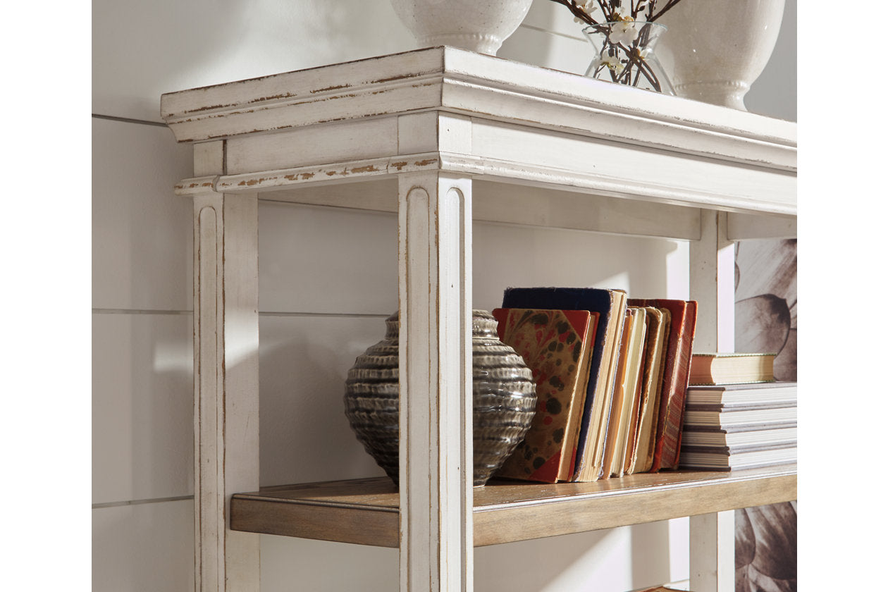 Realyn Brown/White 75" Bookcase - H743-70 - Luna Furniture - Dallas Store