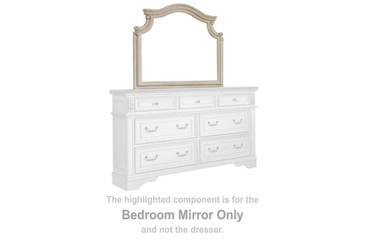 Realyn Chipped White Bedroom Mirror (Mirror Only) - B743-36 - Luna Furniture - Dallas Store