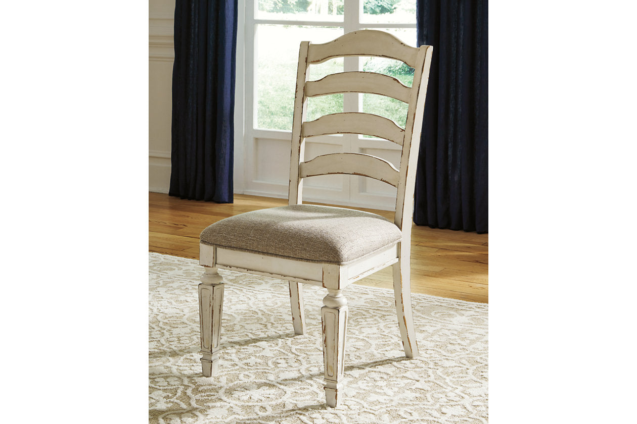 Realyn Chipped White Dining Chair, Set of 2 - D743-01 - Luna Furniture - Dallas Store