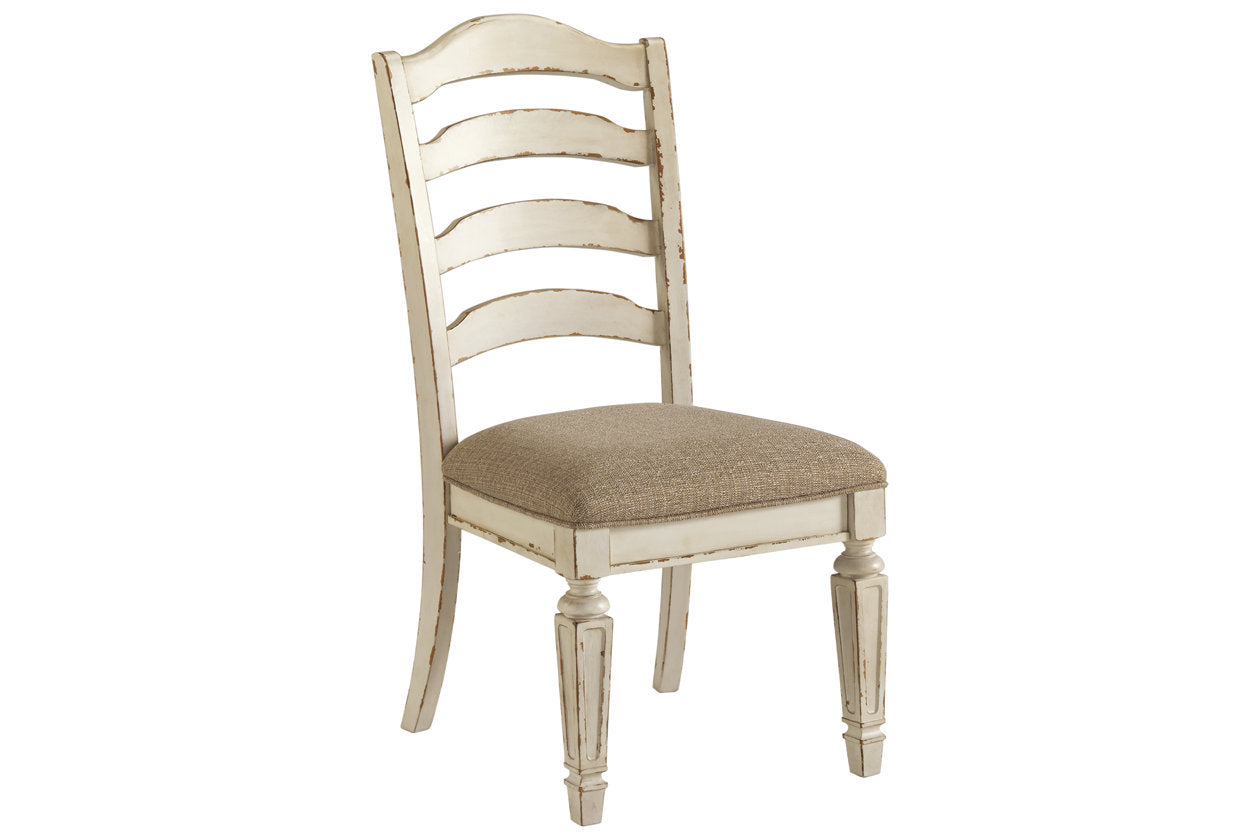 Realyn Chipped White Dining Chair, Set of 2 - D743-01 - Luna Furniture - Dallas Store