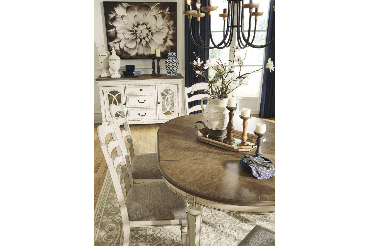 Realyn Chipped White Dining Chair, Set of 2 - D743-01 - Luna Furniture - Dallas Store