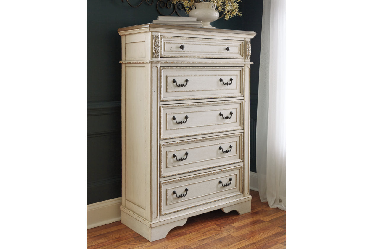 Realyn Two-tone Chest of Drawers - B743-46 - Luna Furniture - Dallas Store