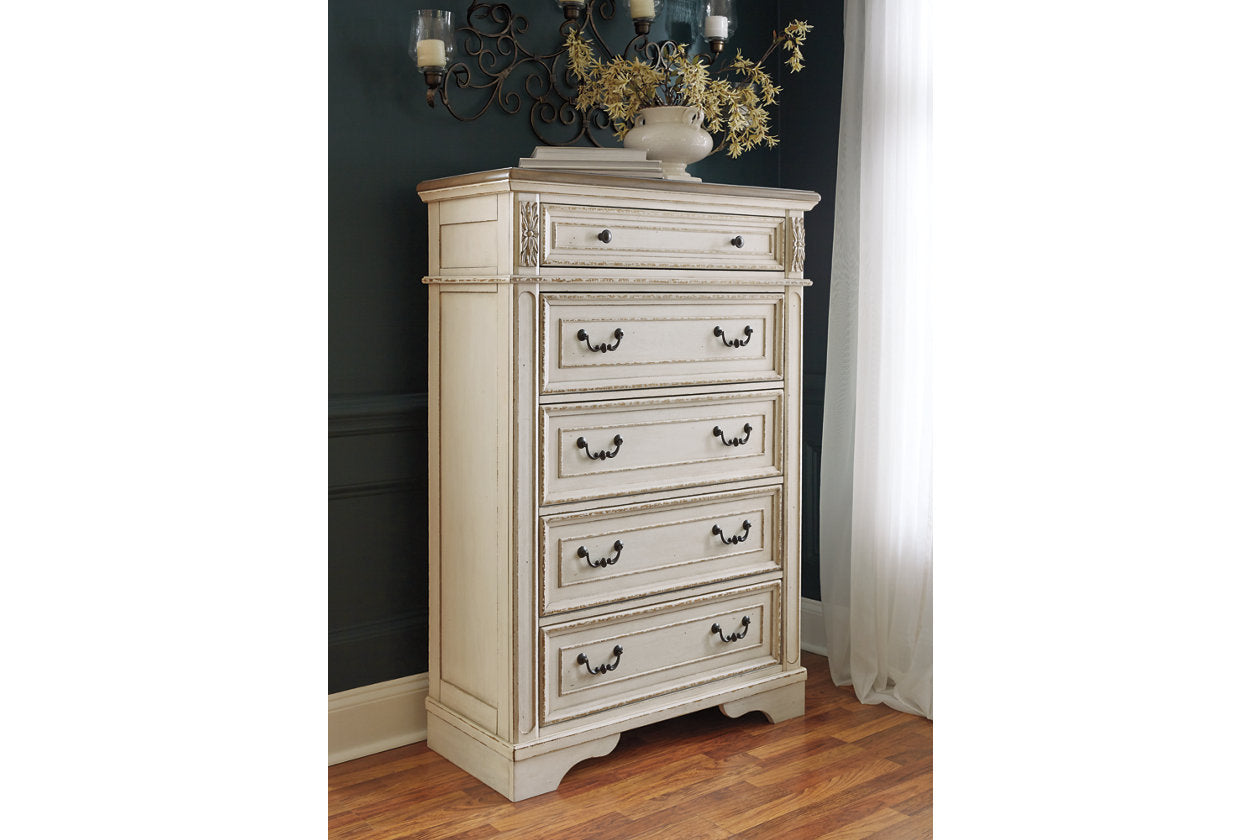 Realyn Two-tone Chest of Drawers - B743-46 - Luna Furniture - Dallas Store