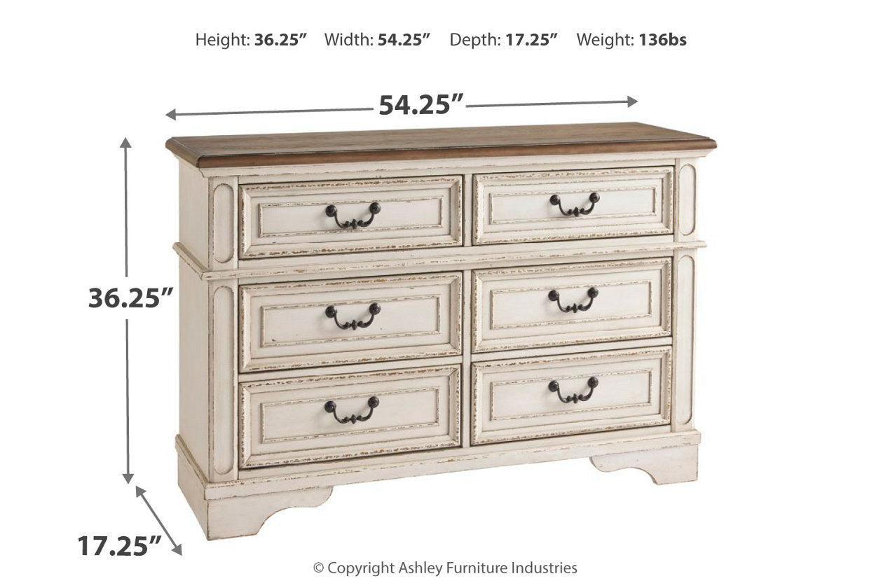 Realyn Two-tone Dresser - B743-21 - Luna Furniture - Dallas Store