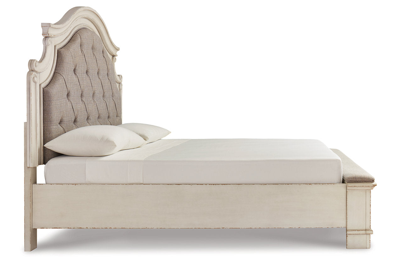 Realyn Two-tone King Upholstered Bed - SET | B743-197 | B743-56S | B743-58 - Luna Furniture - Dallas Store