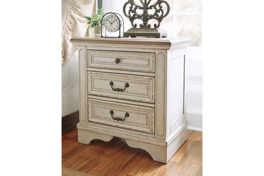 Realyn Two-tone Nightstand - B743-93 - Luna Furniture - Dallas Store