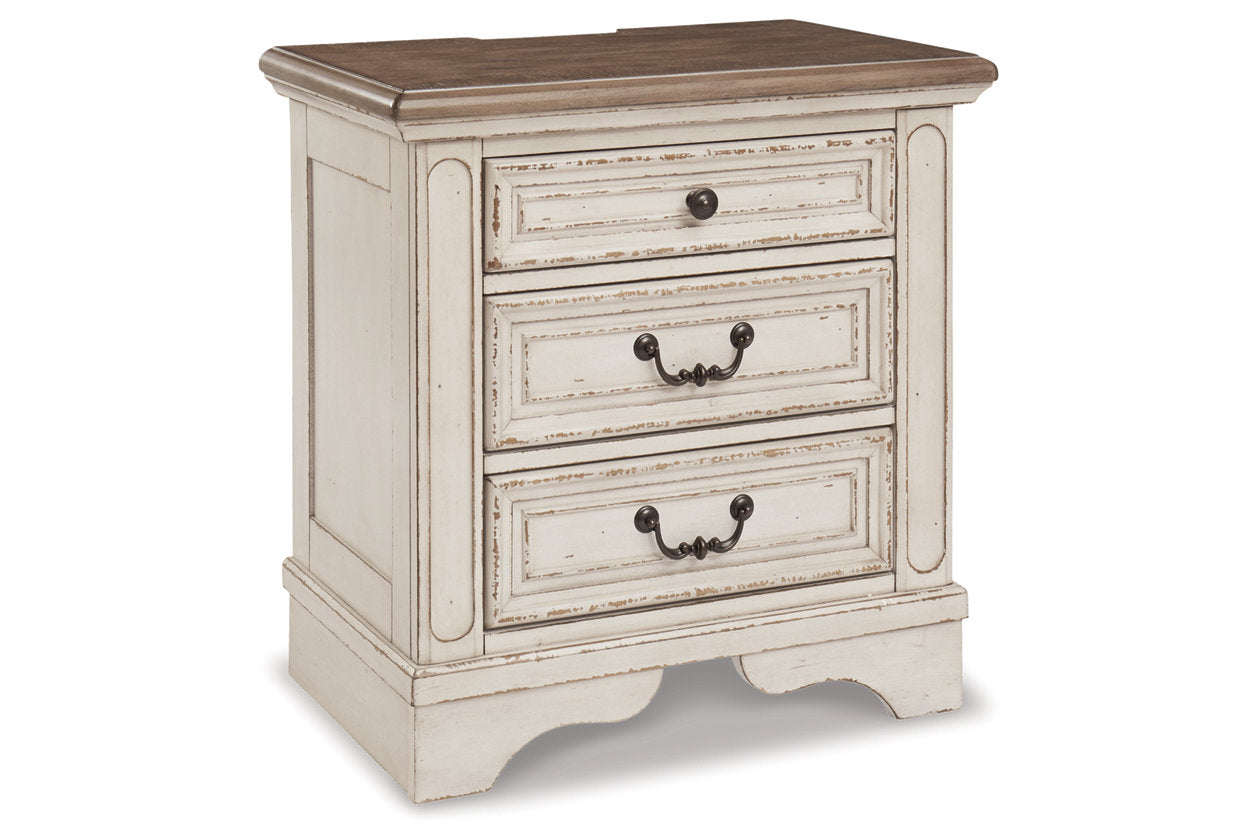 Realyn Two-tone Nightstand - B743-93 - Luna Furniture - Dallas Store