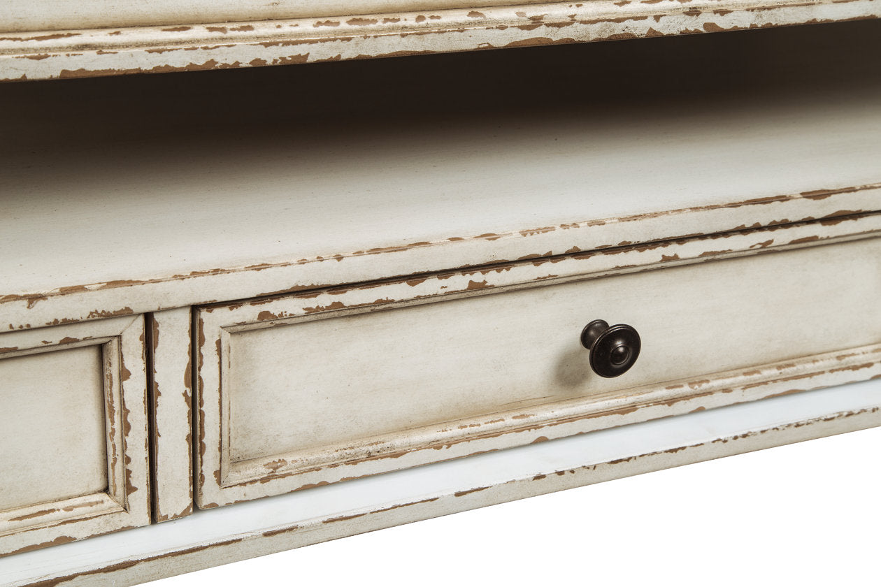 Realyn White/Brown Coffee Table with Lift Top - T523-9 - Luna Furniture - Dallas Store