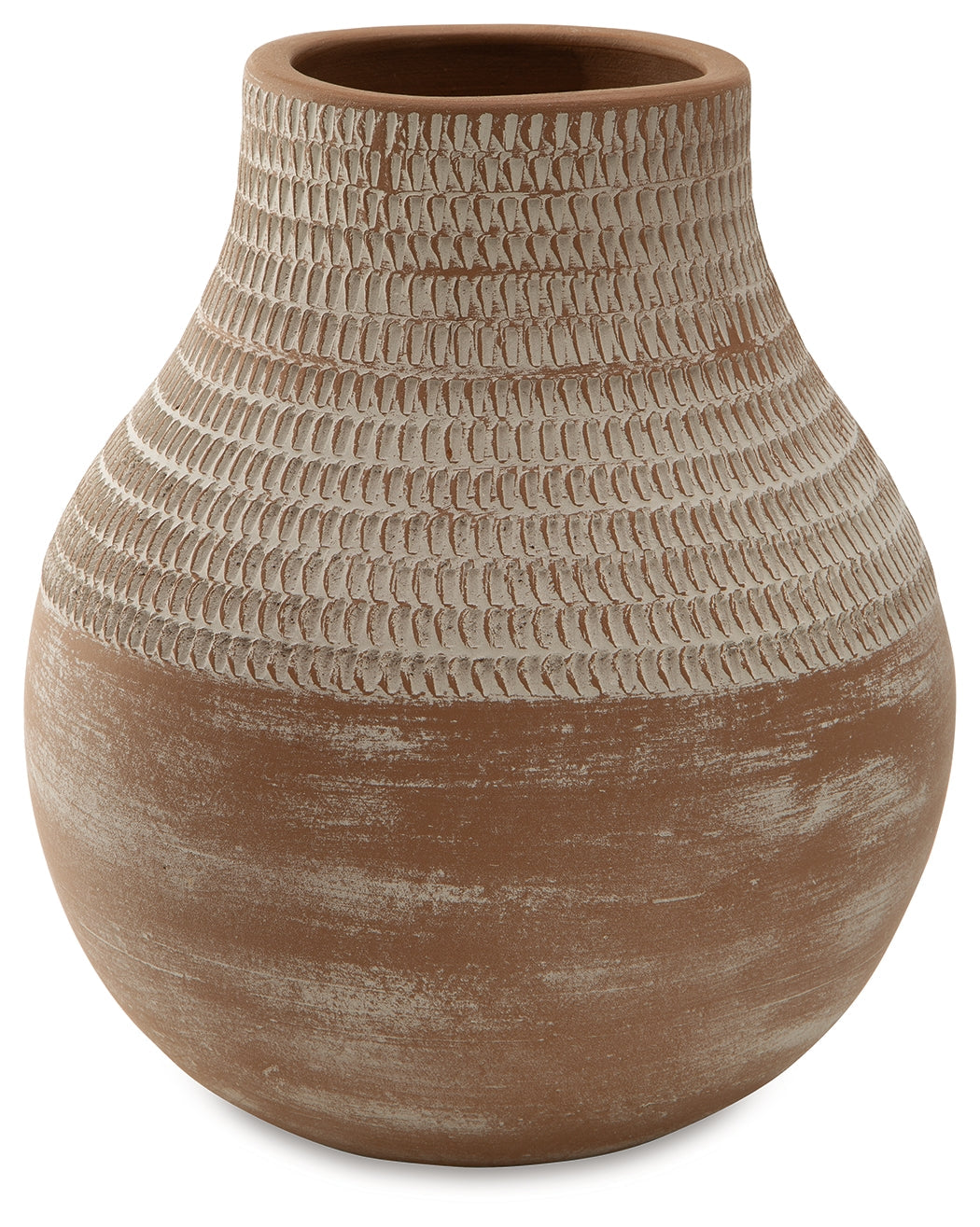 Reclove Distressed White Vase - A2000641 - Luna Furniture - Dallas Store