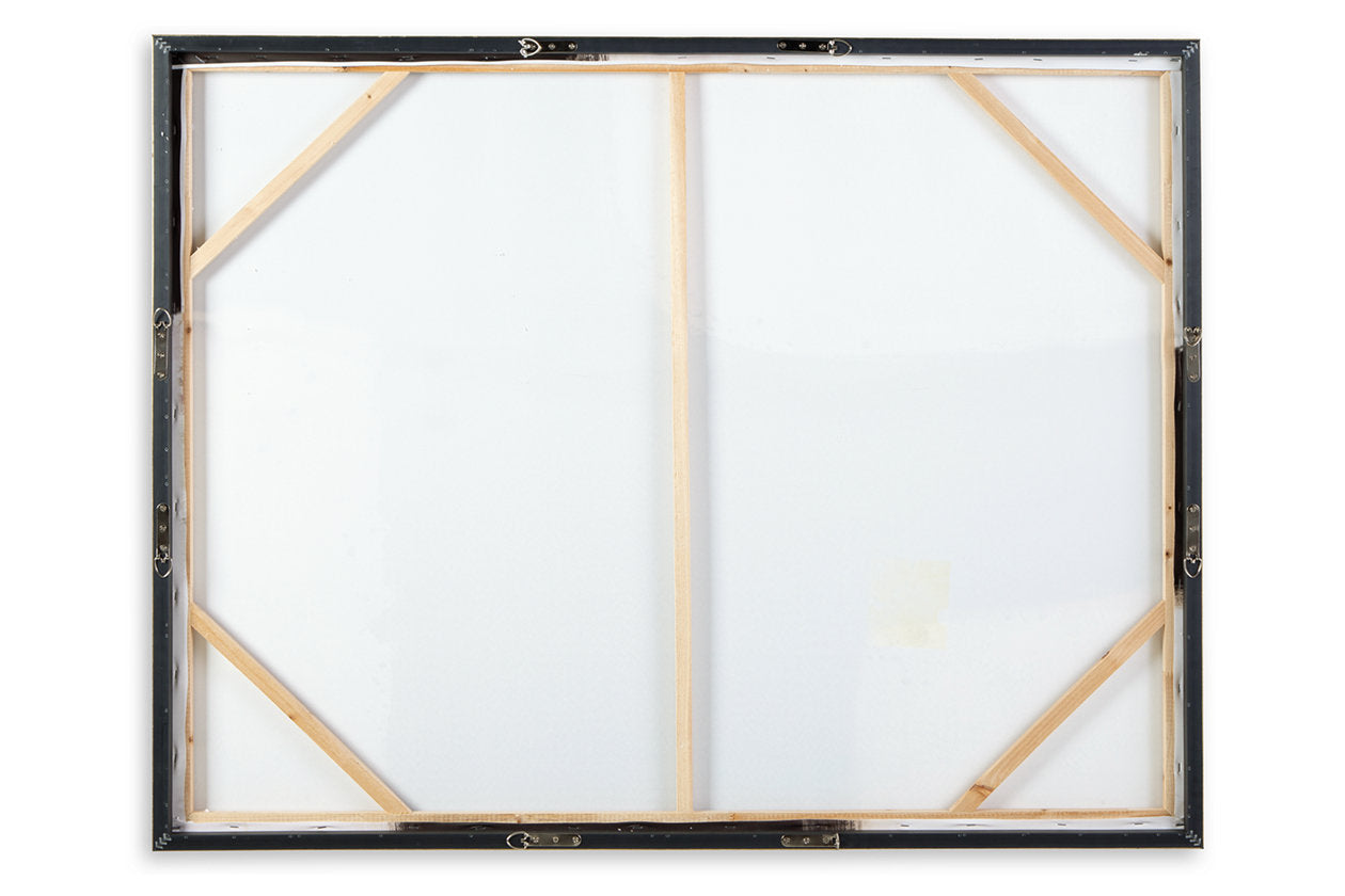 Reighlea Black/White Wall Art - A8000352 - Luna Furniture - Dallas Store
