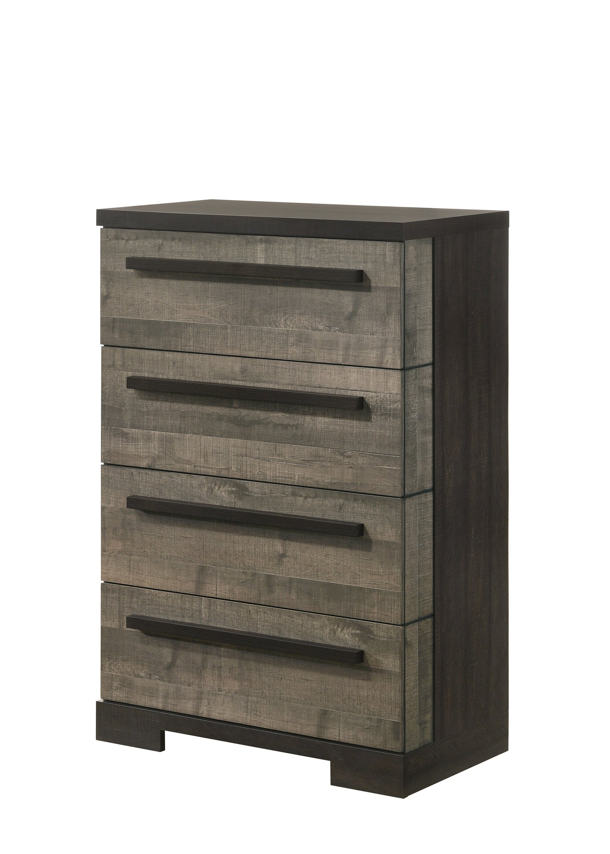 Remington Brown/Gray Panel Bedroom Set - SET | B8160-Q-HBFB | B8160-KQ-RAIL | B8160-2 | B8160-4 - Luna Furniture - Dallas Store