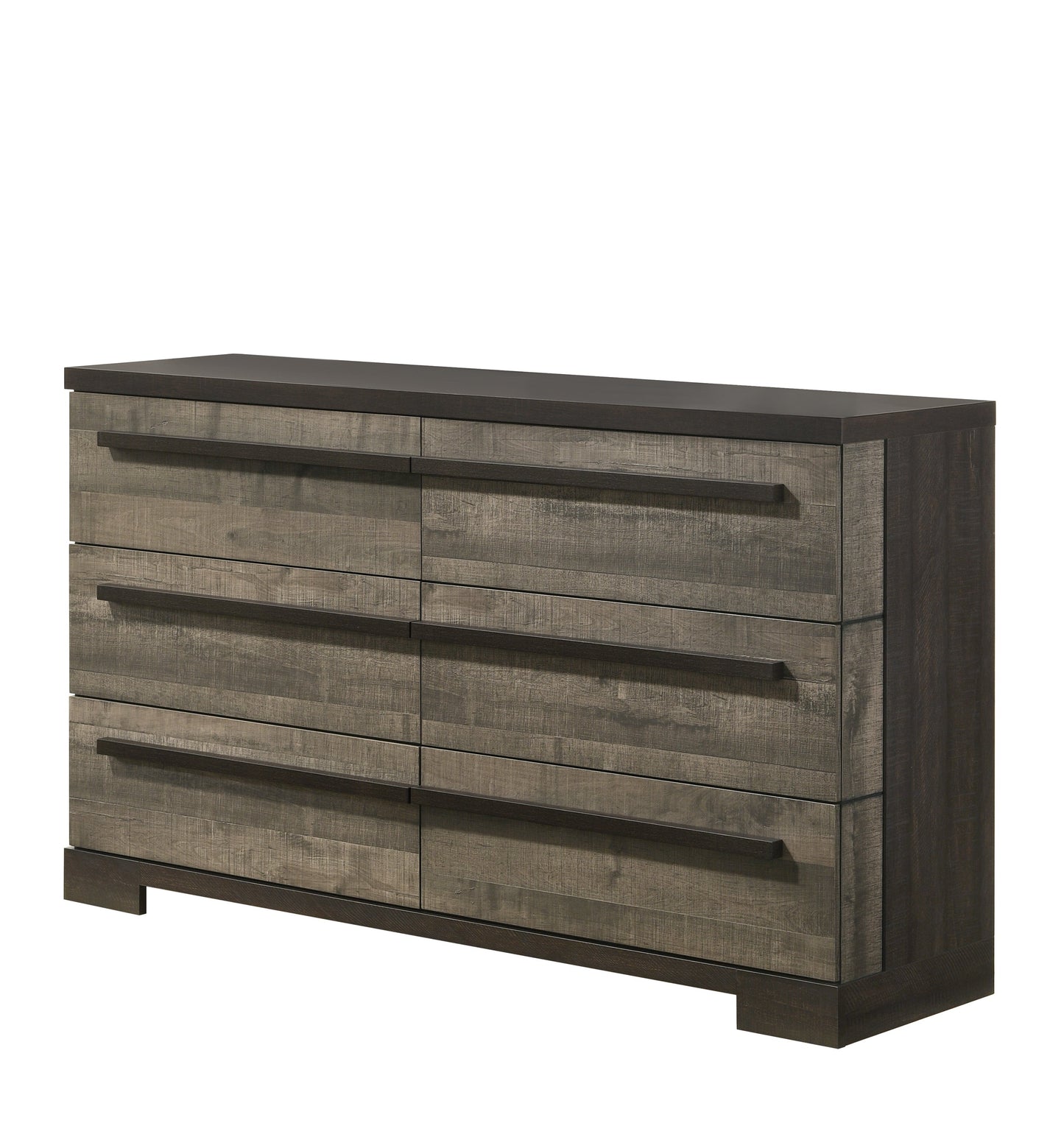 Remington Brown/Gray Panel Bedroom Set - SET | B8160-Q-HBFB | B8160-KQ-RAIL | B8160-2 | B8160-4 - Luna Furniture - Dallas Store