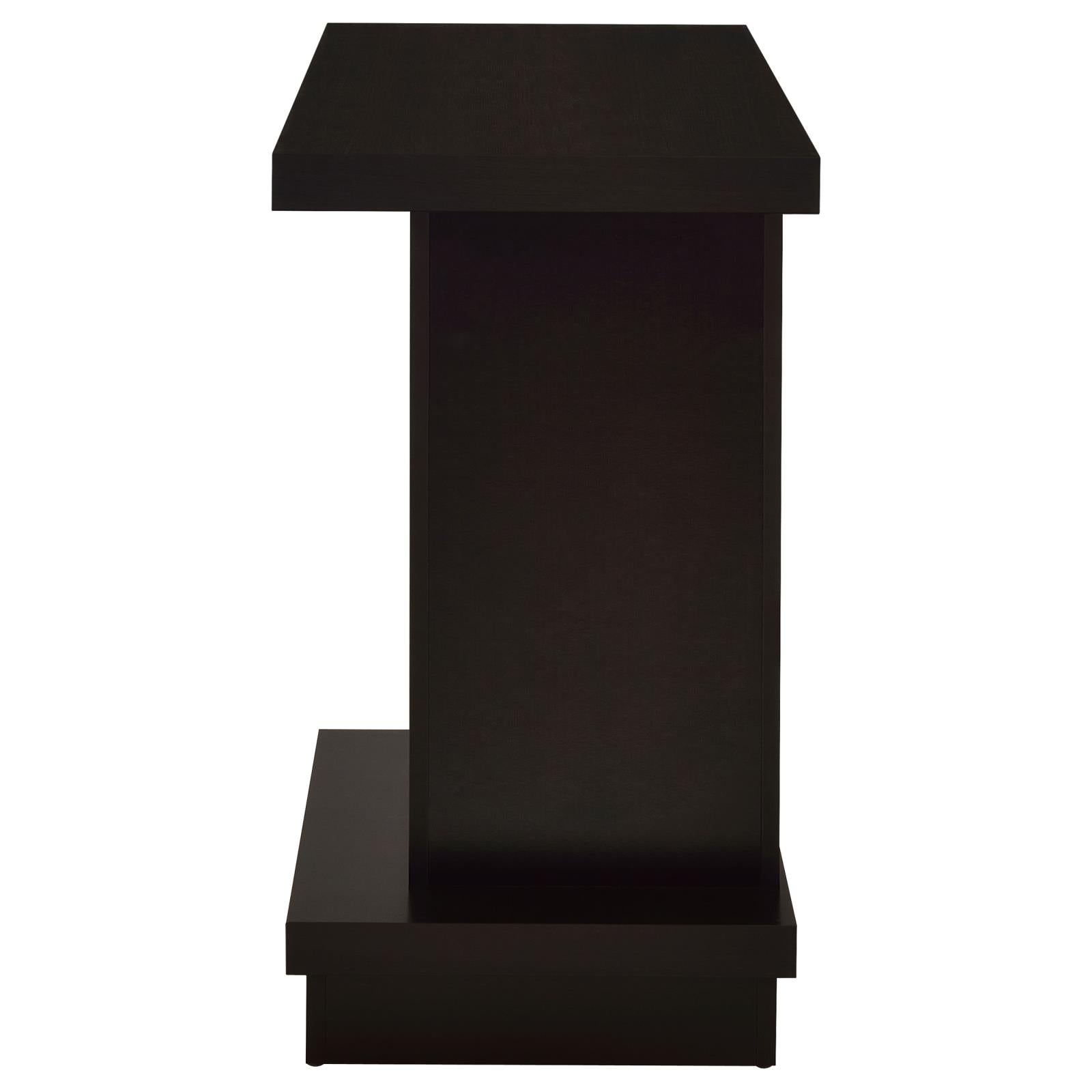 Reston Pedestal Sofa Table Cappuccino - 705169 - Luna Furniture - Dallas Store