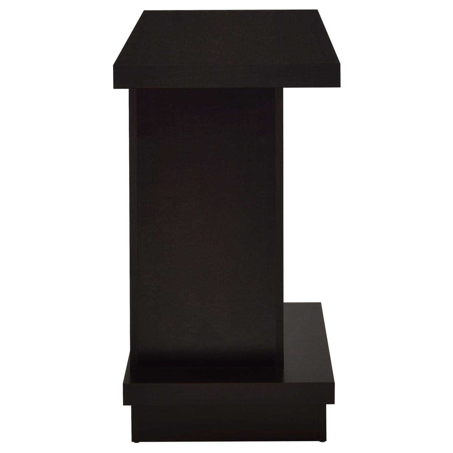 Reston Pedestal Sofa Table Cappuccino - 705169 - Luna Furniture - Dallas Store