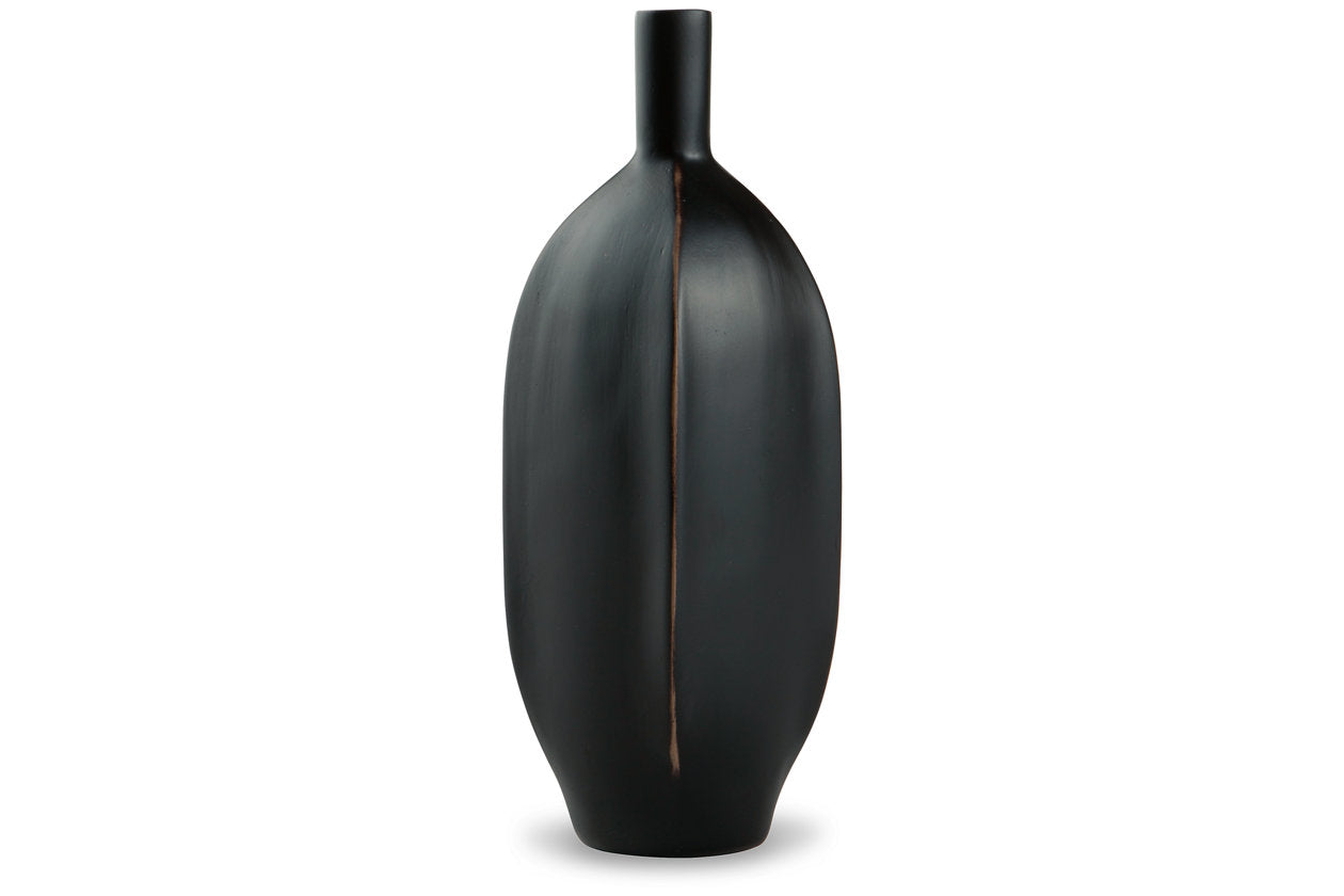 Rhaveney Black Vase, Set of 3 - A2000550 - Luna Furniture - Dallas Store