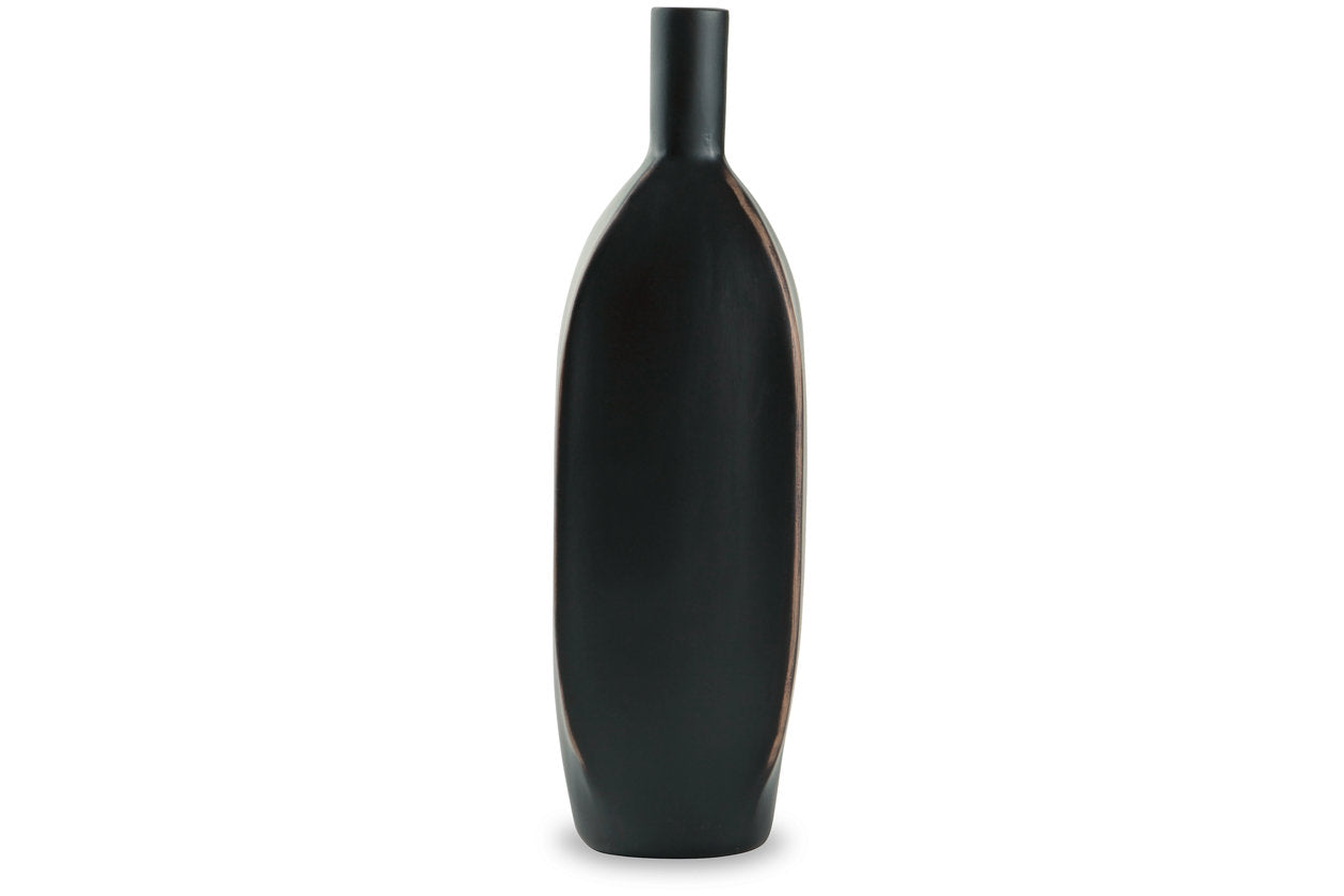 Rhaveney Black Vase, Set of 3 - A2000550 - Luna Furniture - Dallas Store