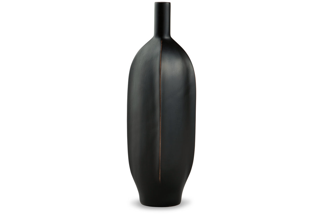 Rhaveney Black Vase, Set of 3 - A2000551 - Luna Furniture - Dallas Store