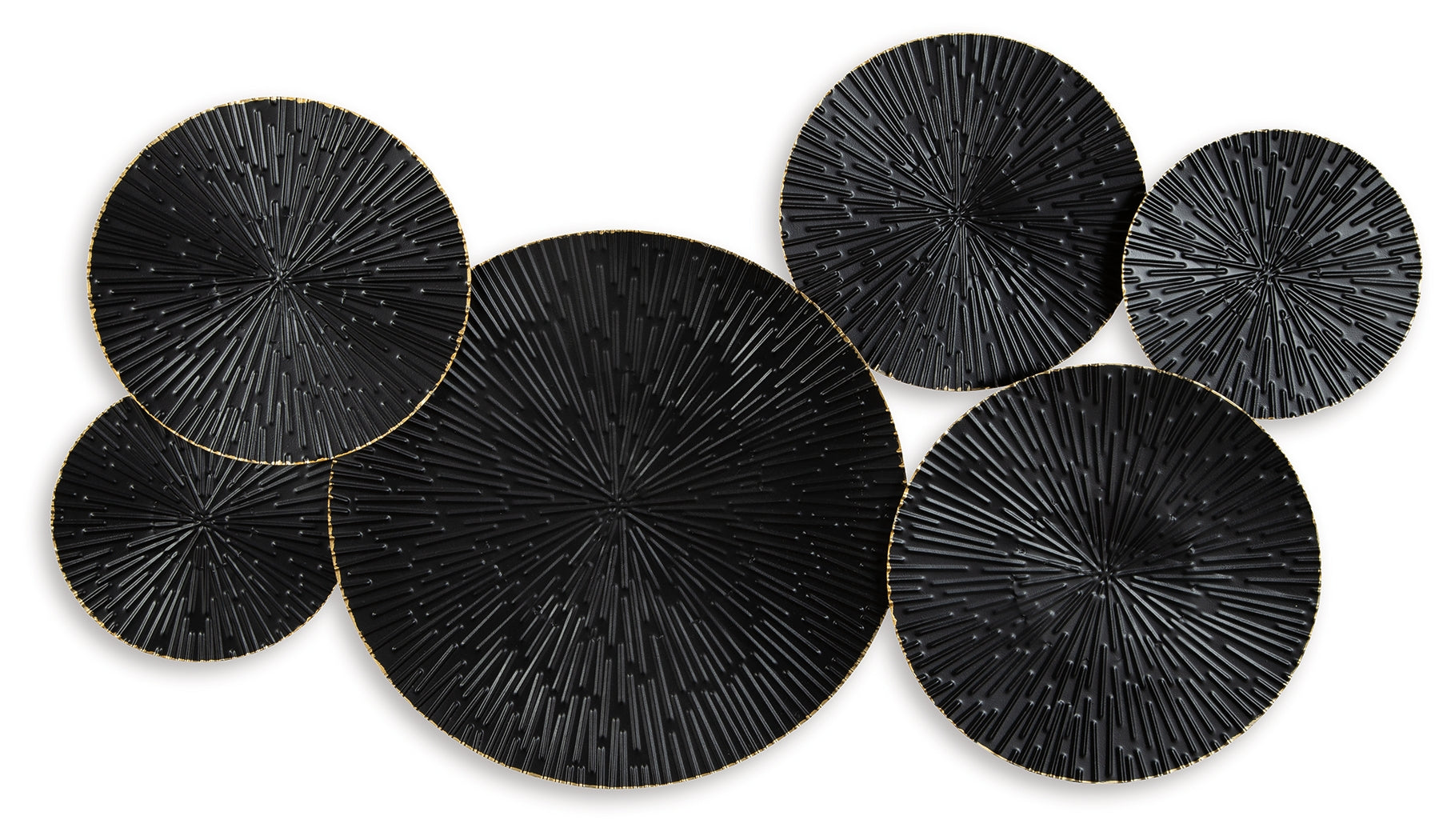 Rhetlen Black/Gold Finish Wall Decor - A8010301 - Luna Furniture - Dallas Store