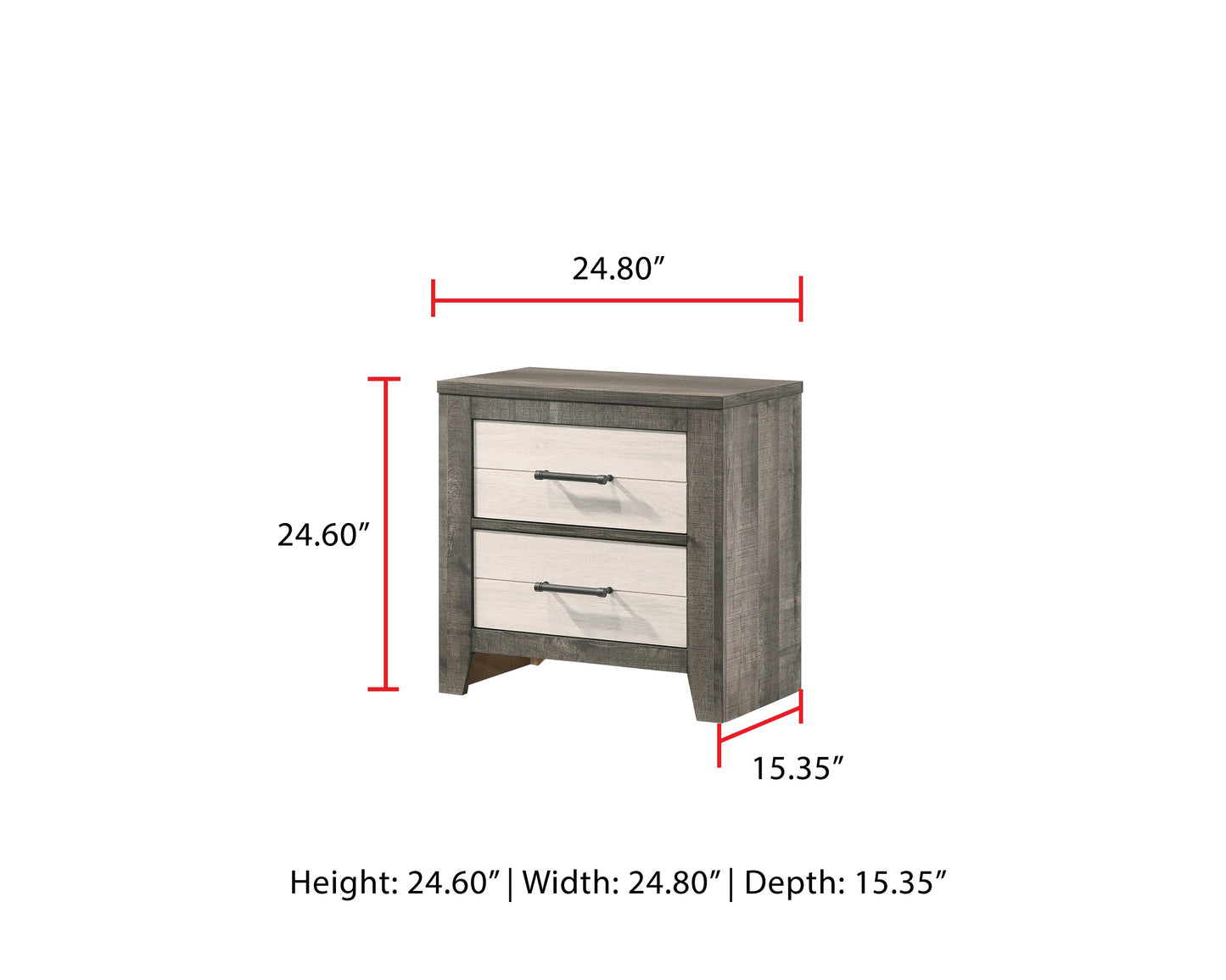 Rhett Brown/Cream LED Platform Bedroom Set - SET | B8170-Q-BED | B8170-2 | B8170-4 - Luna Furniture - Dallas Store