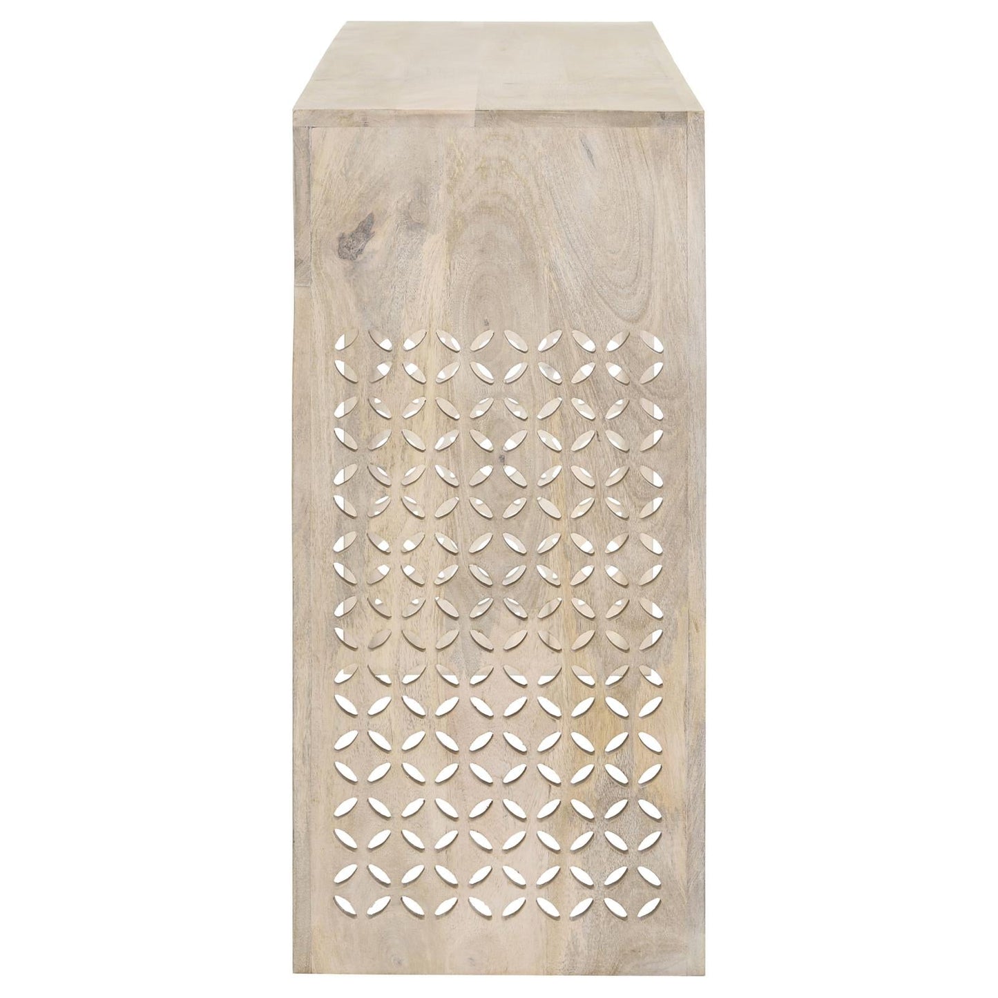 Rickman White Washed Rectangular 2-Drawer Console Table - 959543 - Luna Furniture - Dallas Store