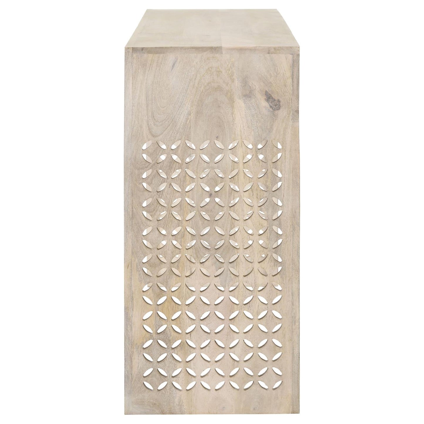 Rickman White Washed Rectangular 2-Drawer Console Table - 959543 - Luna Furniture - Dallas Store