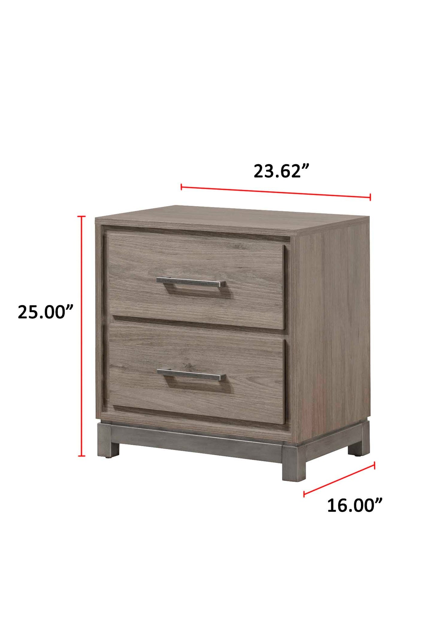 River Brown Panel Bedroom Set - SET | B3150-Q-HBFB | B3150-KQ-RAIL | B3150-2 | B3150-4 - Luna Furniture - Dallas Store
