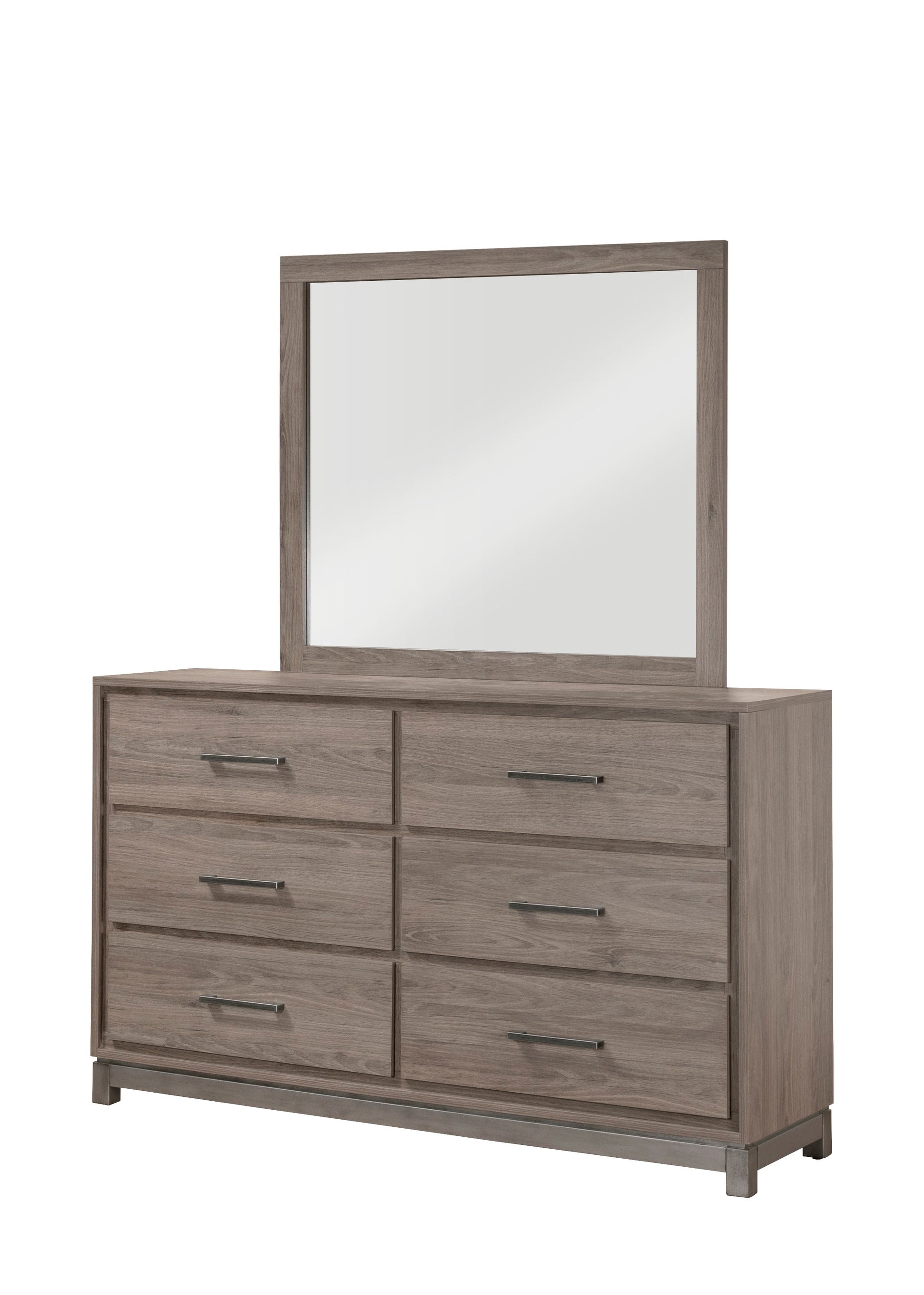 River Brown Panel Bedroom Set - SET | B3150-Q-HBFB | B3150-KQ-RAIL | B3150-2 | B3150-4 - Luna Furniture - Dallas Store